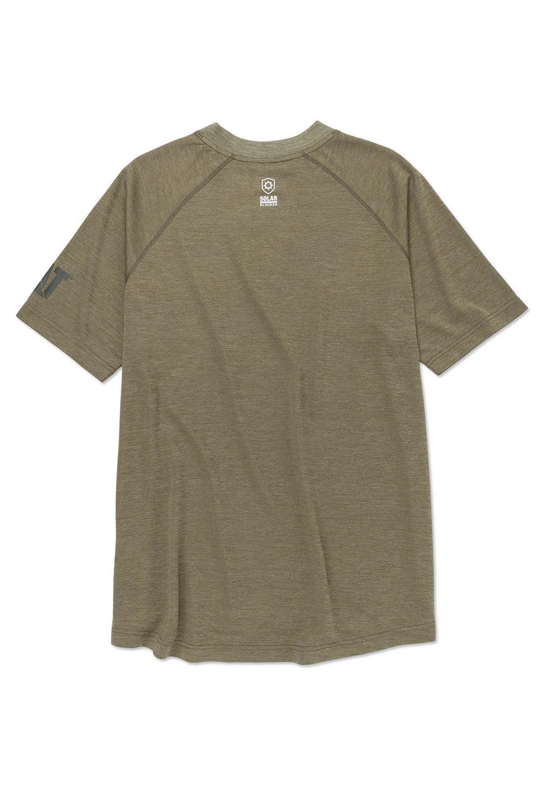 Polera M/Corta Lightweight Cooling Crw Hombre Verde-6