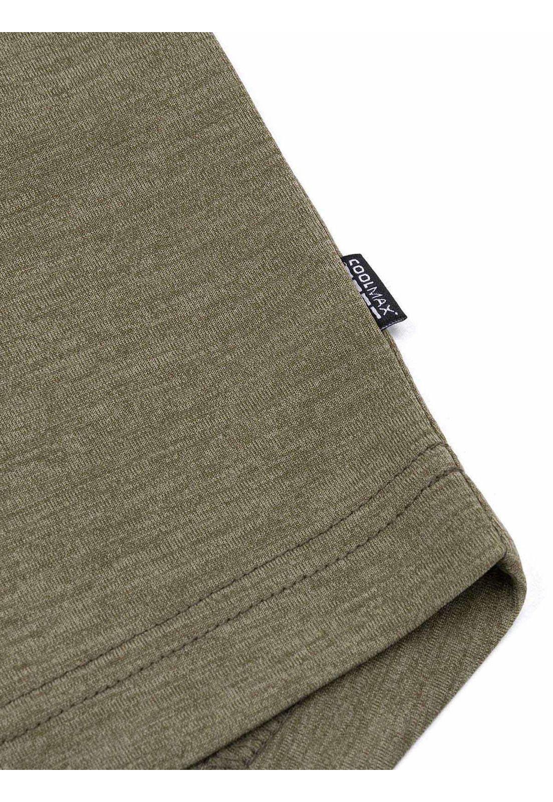 Polera M/Corta Lightweight Cooling Crw Hombre Verde-8