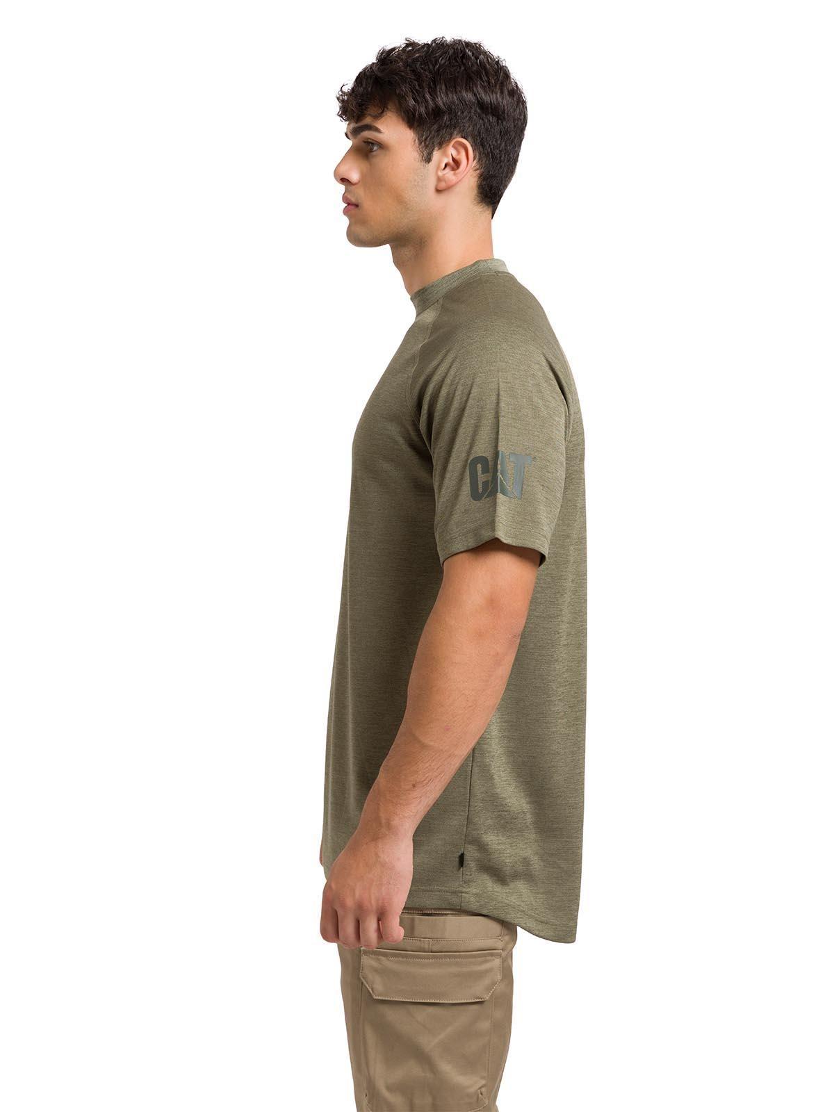 Polera M/Corta Lightweight Cooling Crw Hombre Verde-3