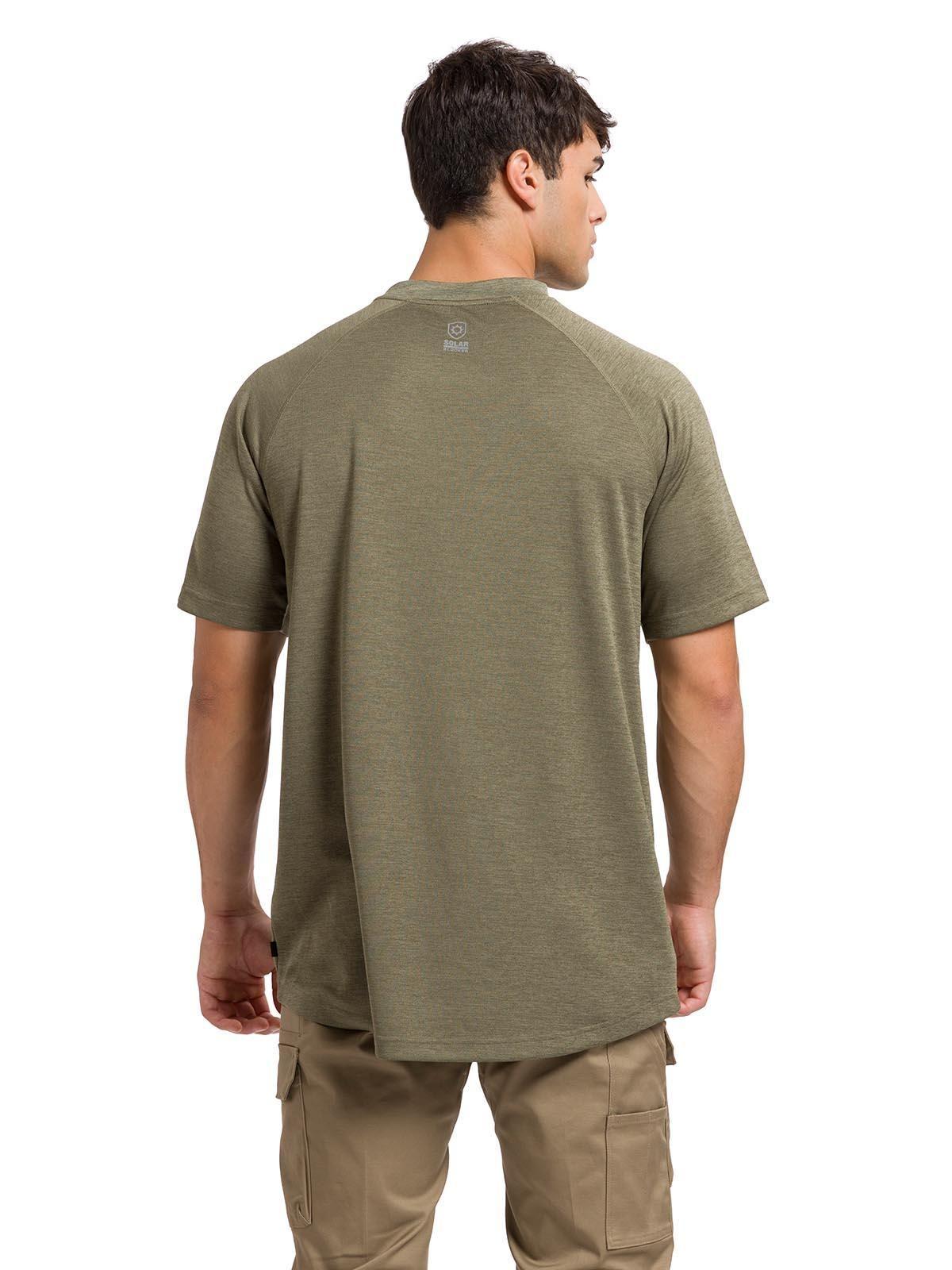 Polera M/Corta Lightweight Cooling Crw Hombre Verde-4