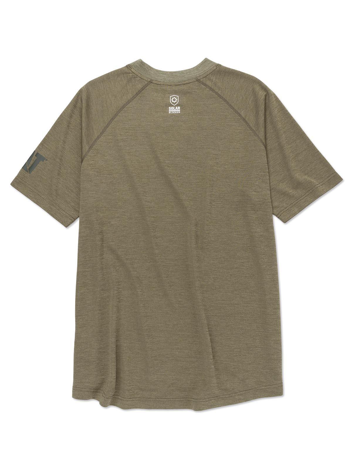 Polera M/Corta Lightweight Cooling Crw Hombre Verde-6