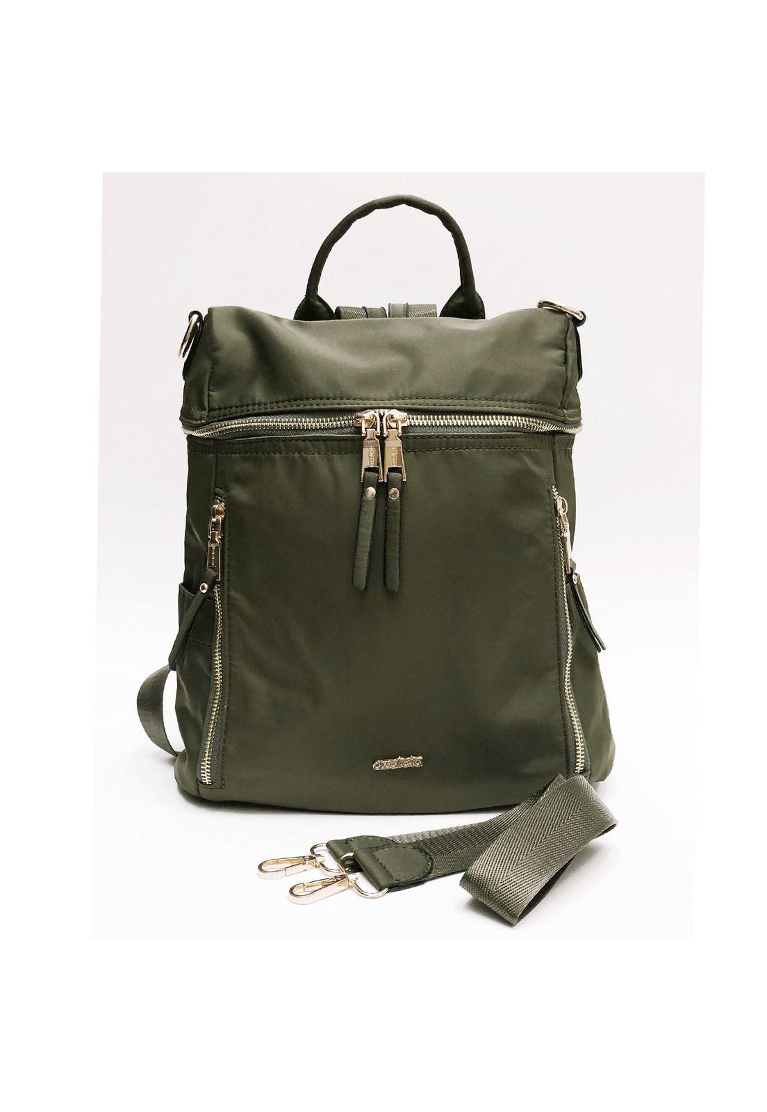 Cartera Mujer Moc Backpack Verde Mujer-0