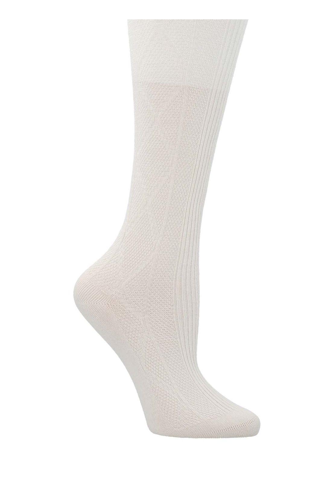 Calcetin Algodón Niña Panty Knit Crema-2