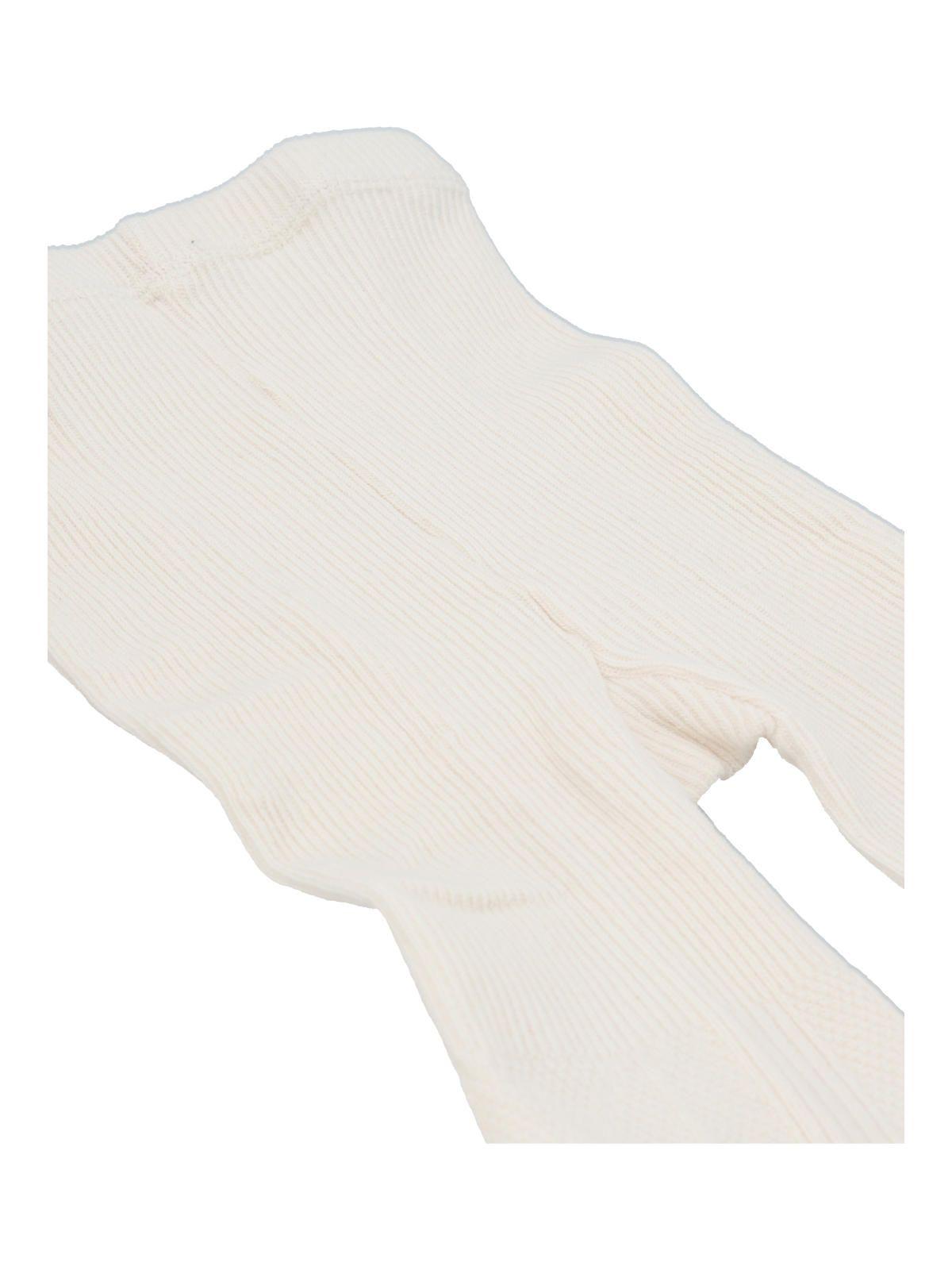Calcetin Algodón Niña Panty Knit Crema-1