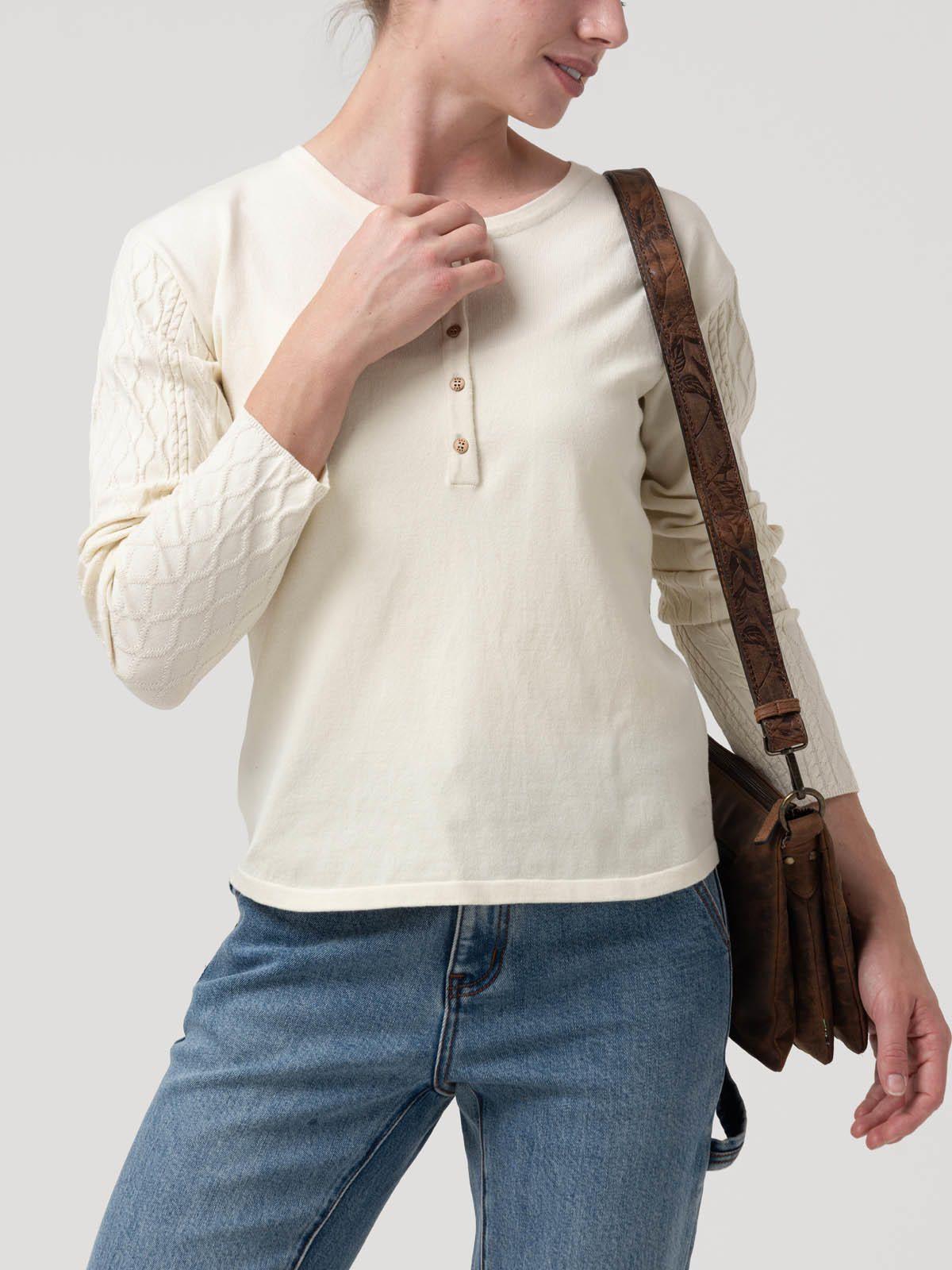 Polera Algodón Mujer Olmo Blanco-4