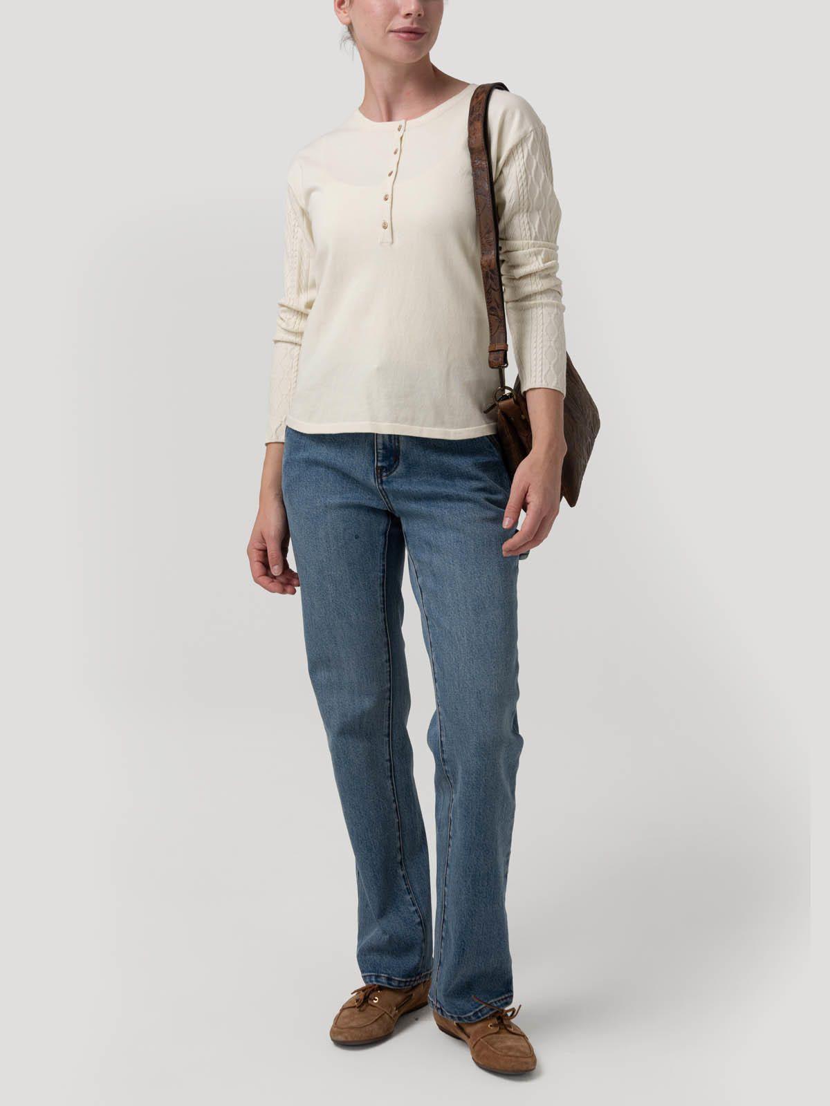 Polera Algodón Mujer Olmo Blanco-8