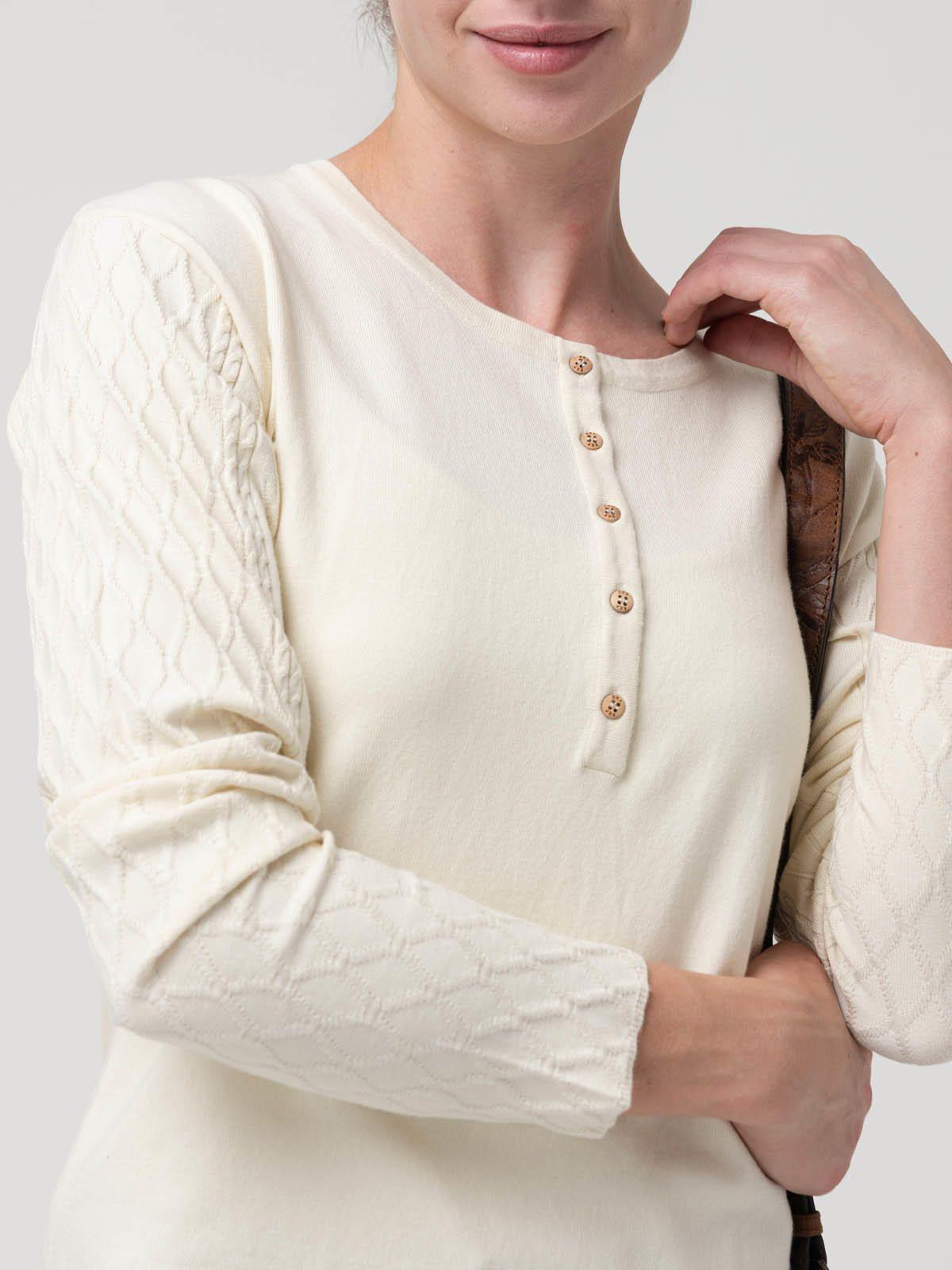 Polera Algodón Mujer Olmo Blanco-7