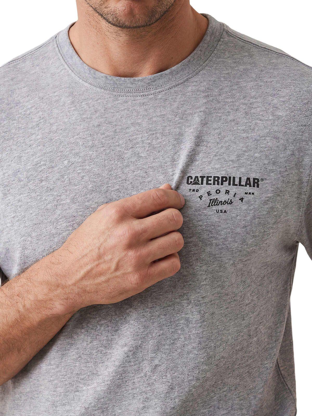 Polera Manga Corta Hombre Heritage Peoria Gris-4