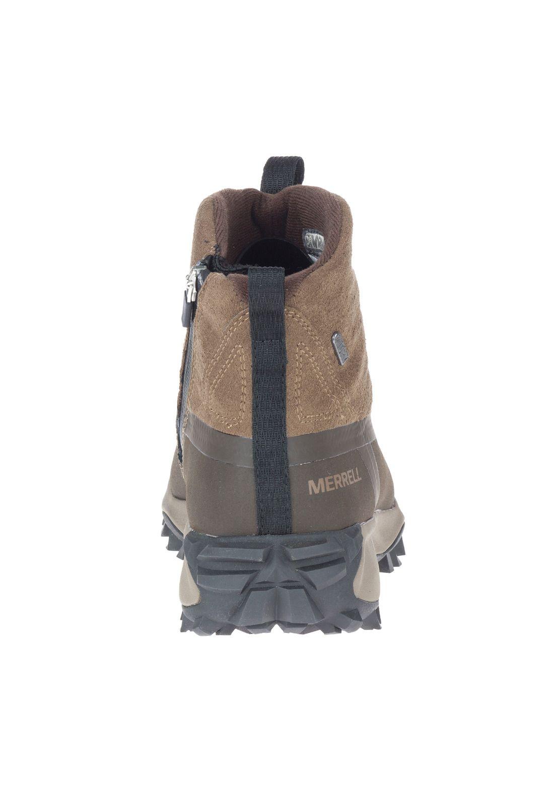 Botin Thermo Snowdrift Zip Chocolate-3