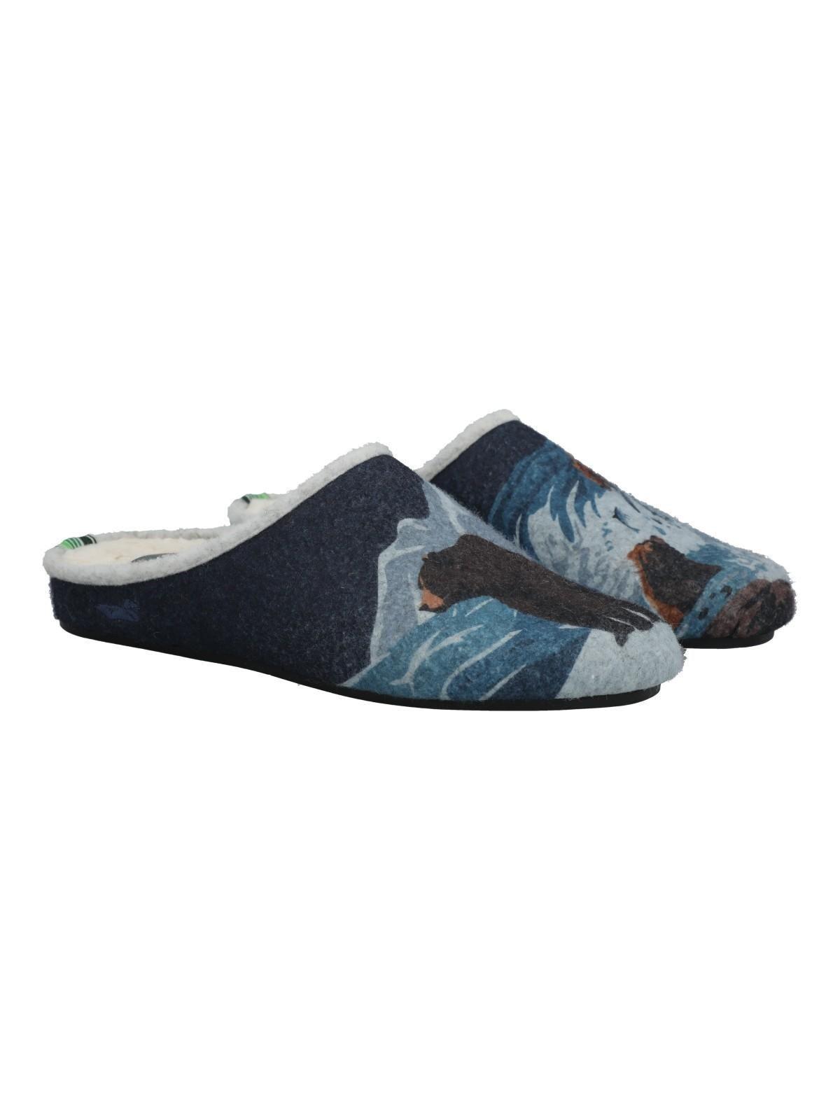 Pantufla Fibras Unisex Rkf Slipper Bear Azul-0