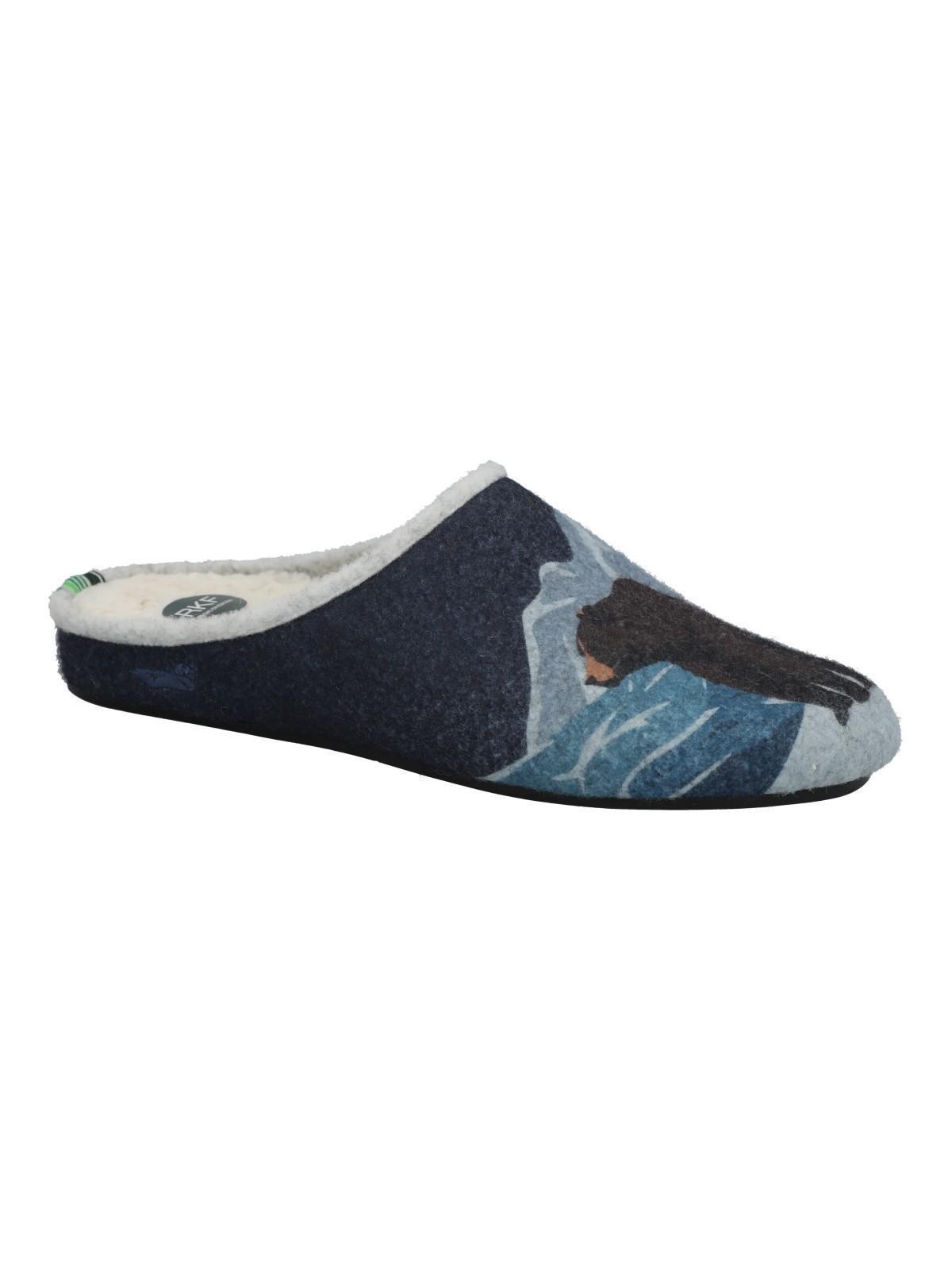 Pantufla Fibras Unisex Rkf Slipper Bear Azul-3
