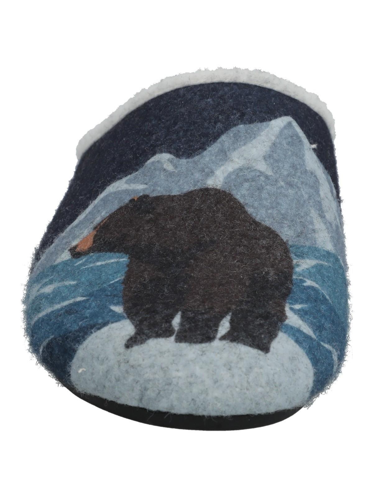 Pantufla Fibras Unisex Rkf Slipper Bear Azul-5