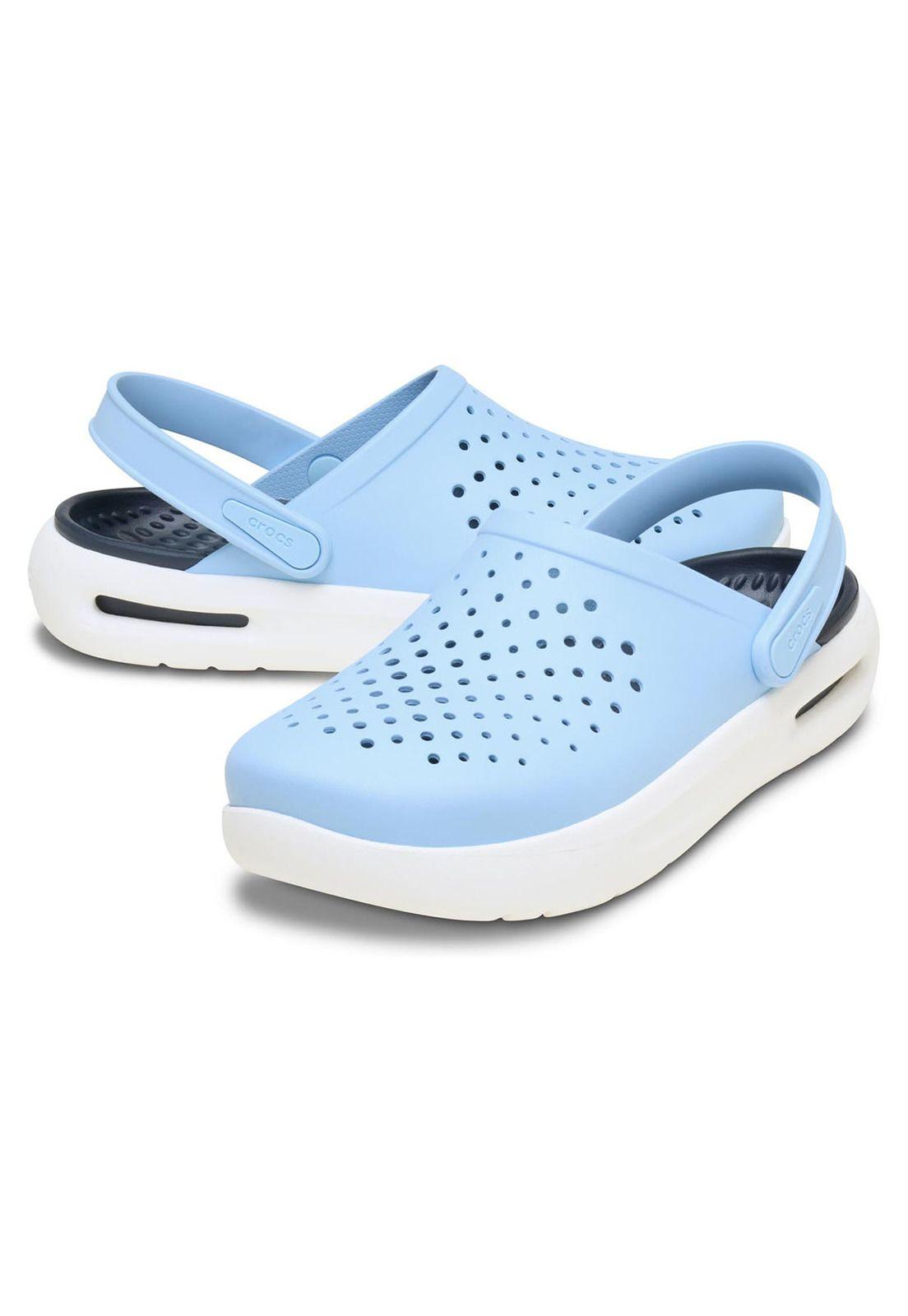 Zueco Crocs Mujer Inmotion Celeste-3