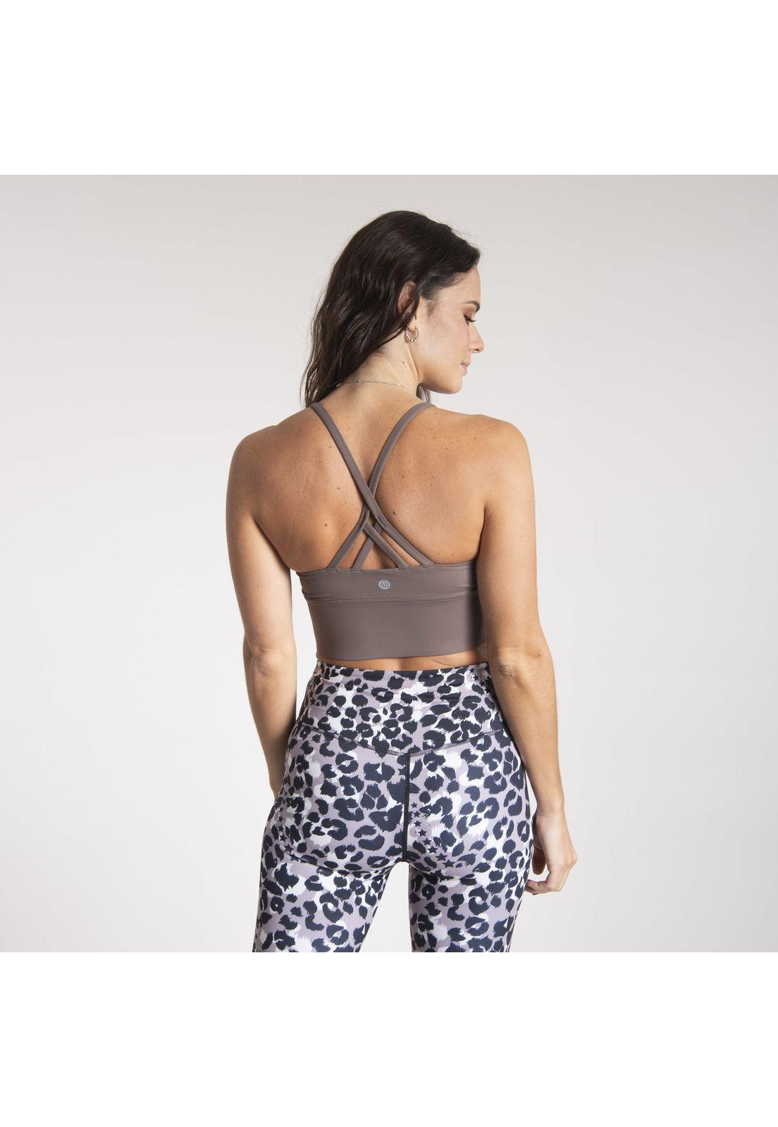 Peto Mujer Elite Bra Longline Camel-2