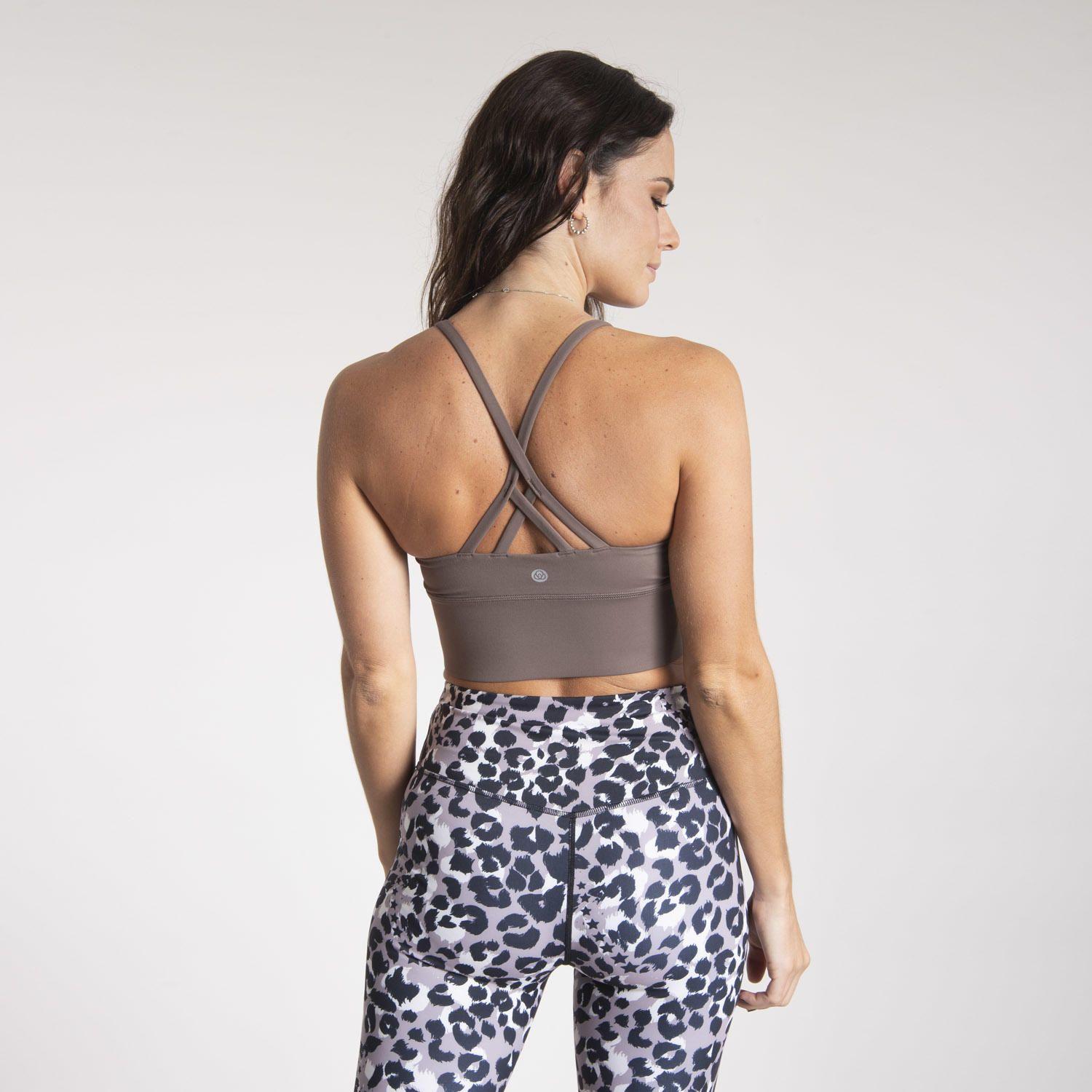 Peto Mujer Elite Bra Longline Camel-2