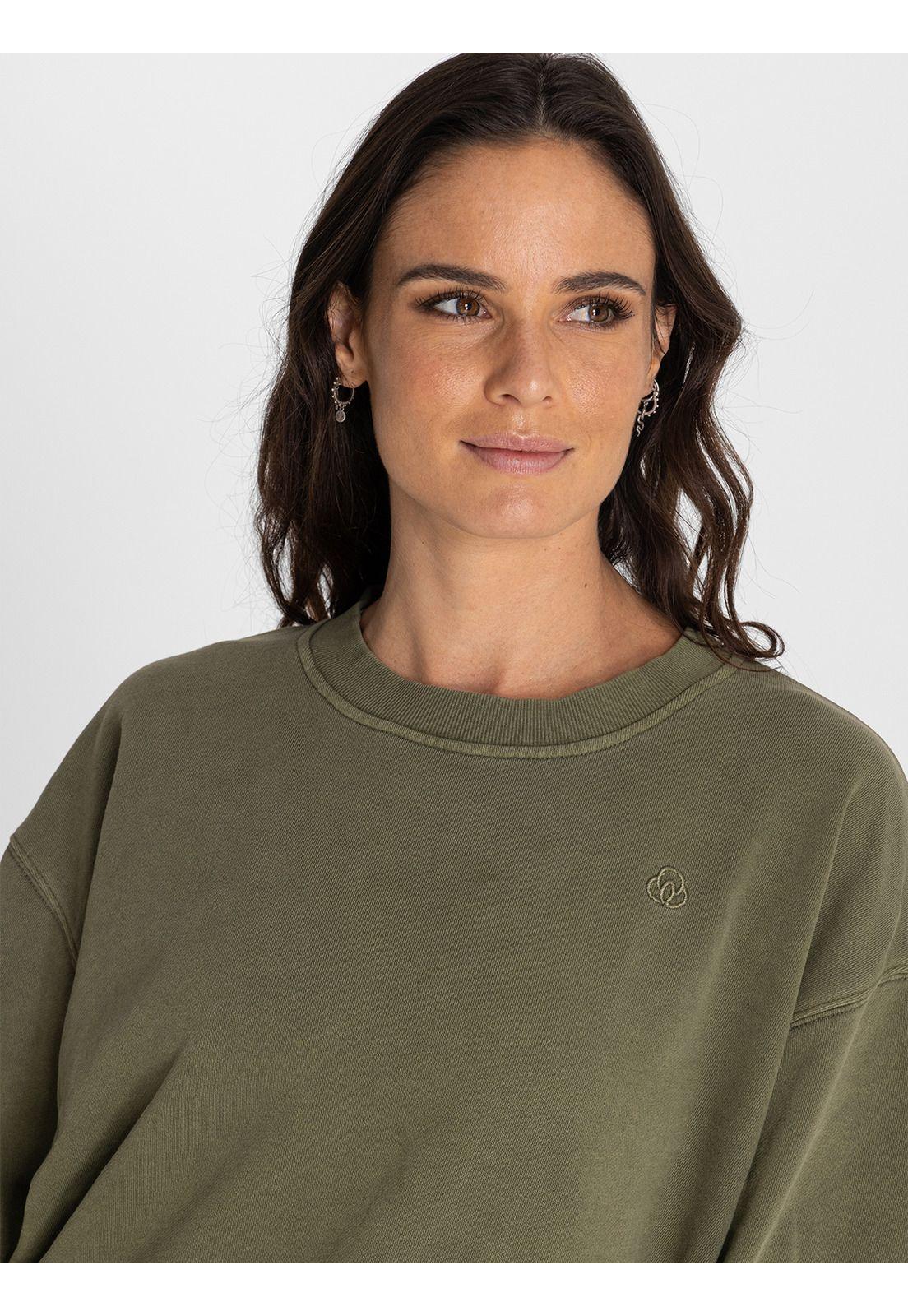 Polerón Mujer Creta Verde Musgo-4