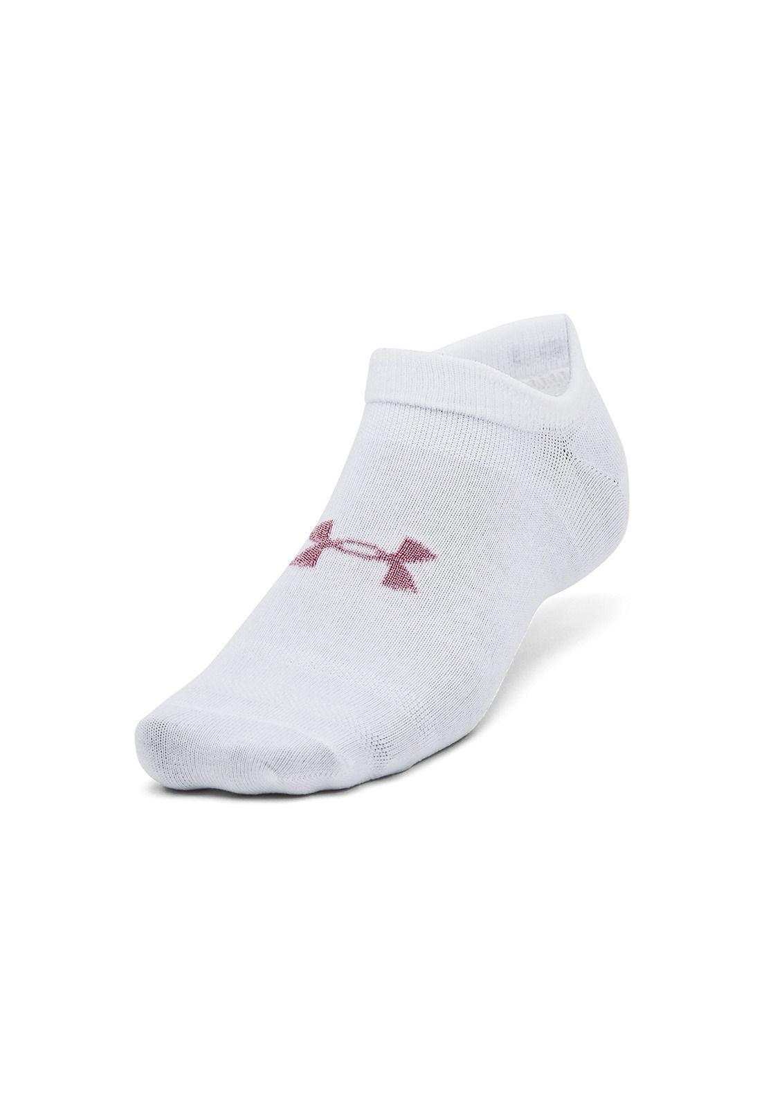 Pack 3 Calcetines Unisex UA Essential Blanco-0