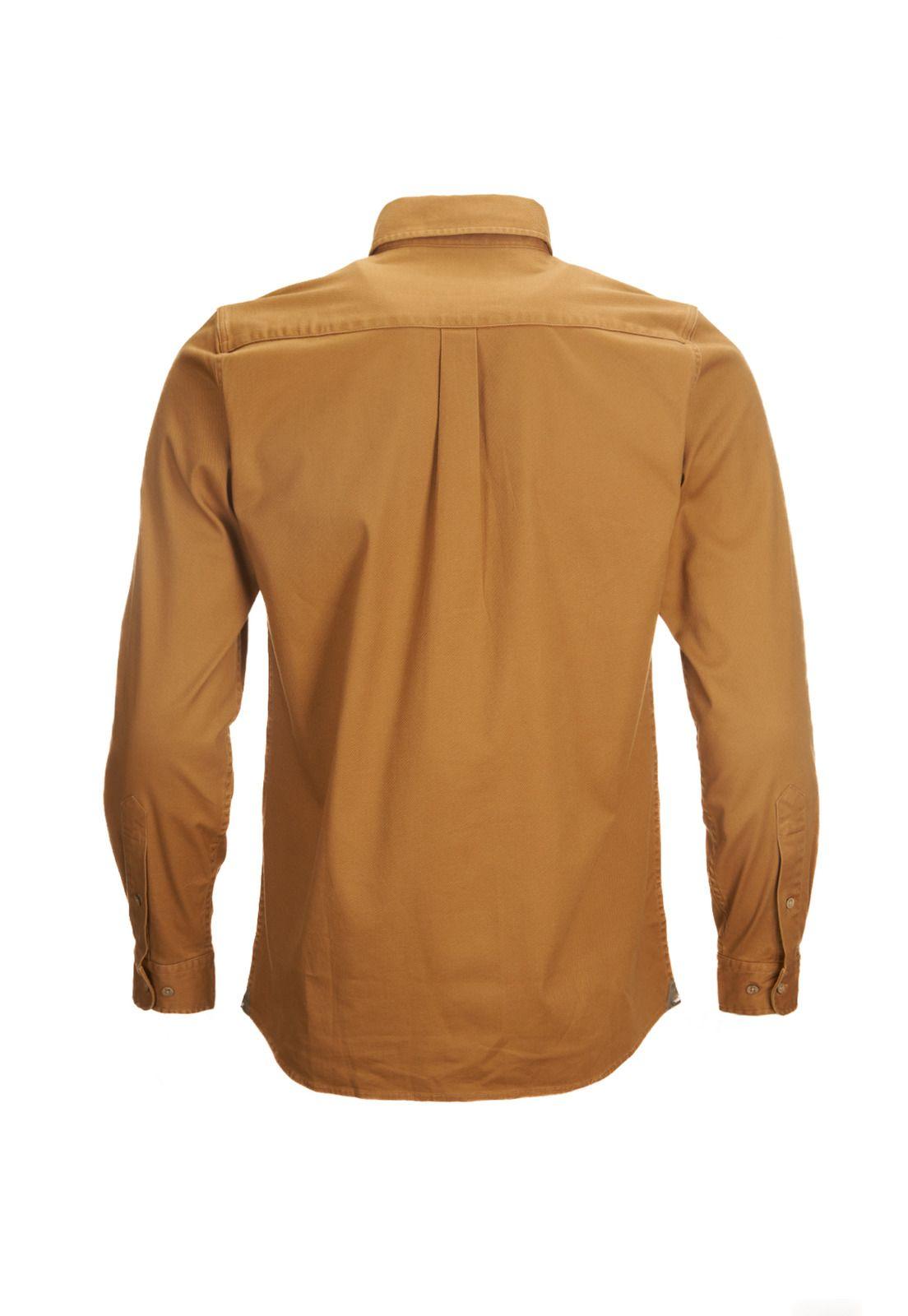 Camisa M/L Hombre Navarino Café-1