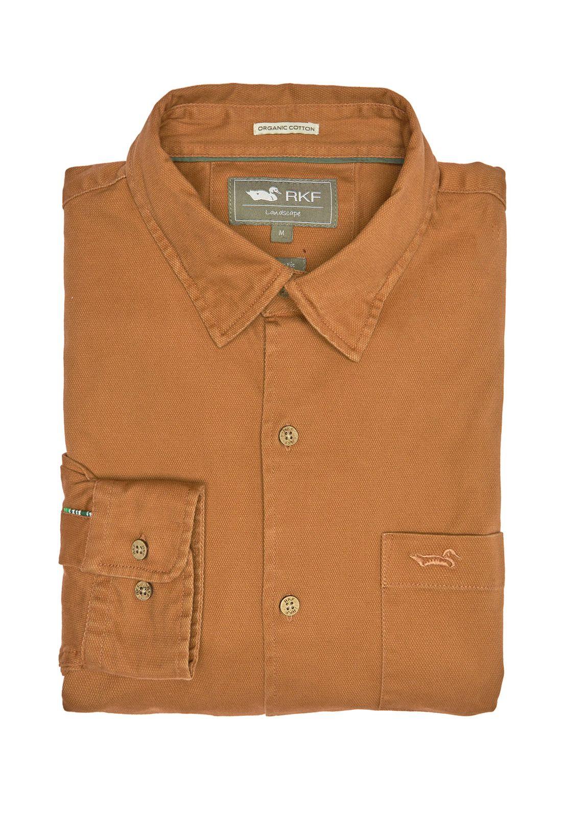 Camisa M/L Hombre Navarino Café-3