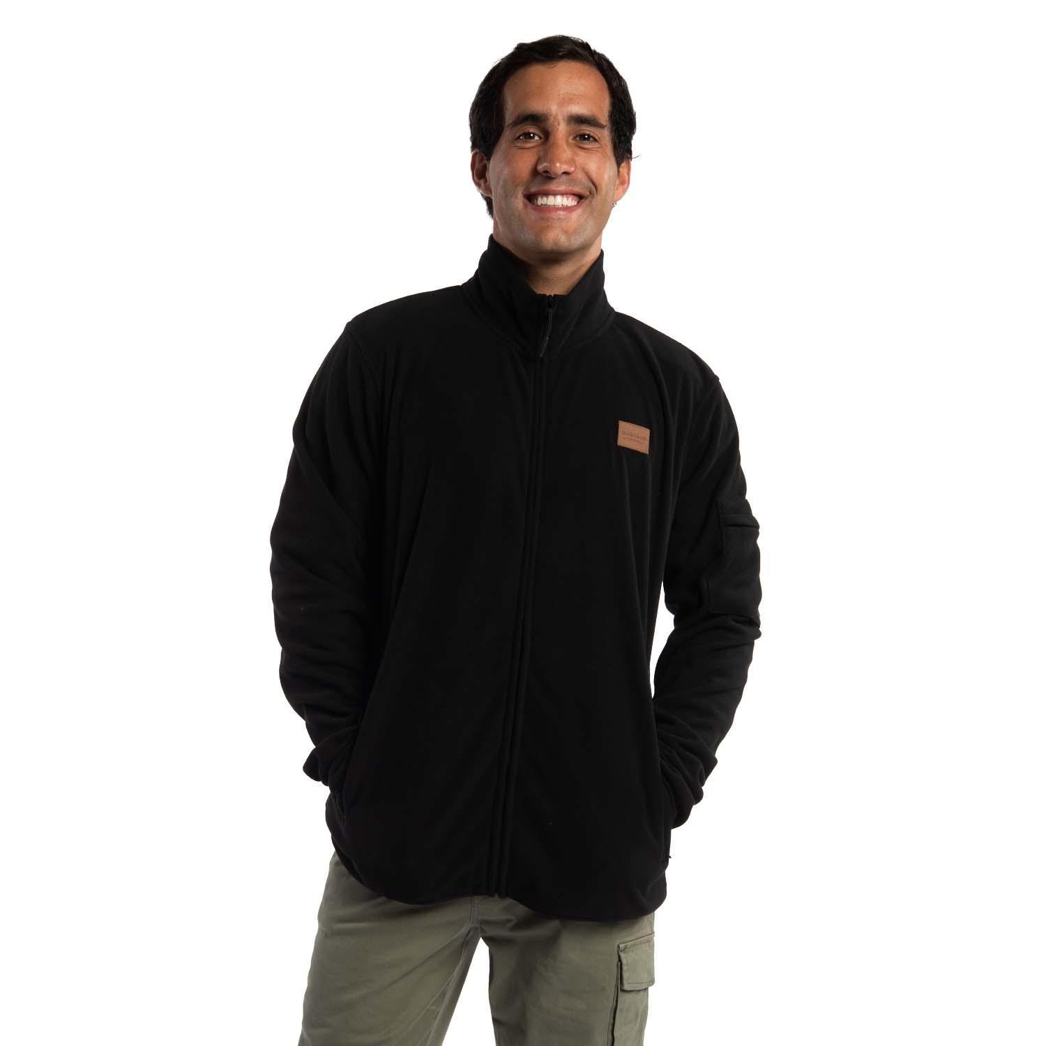Polar Hombre Wooden Fleece Negro-0