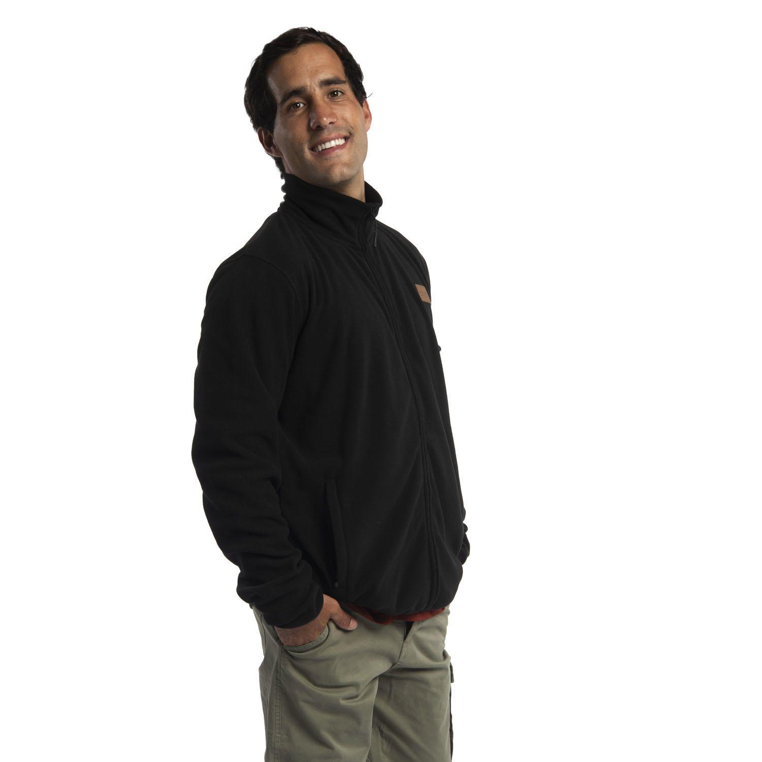Polar Hombre Wooden Fleece Negro-1