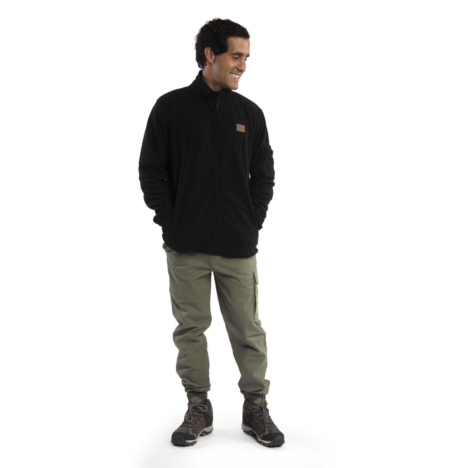 Polar Hombre Wooden Fleece Negro-5
