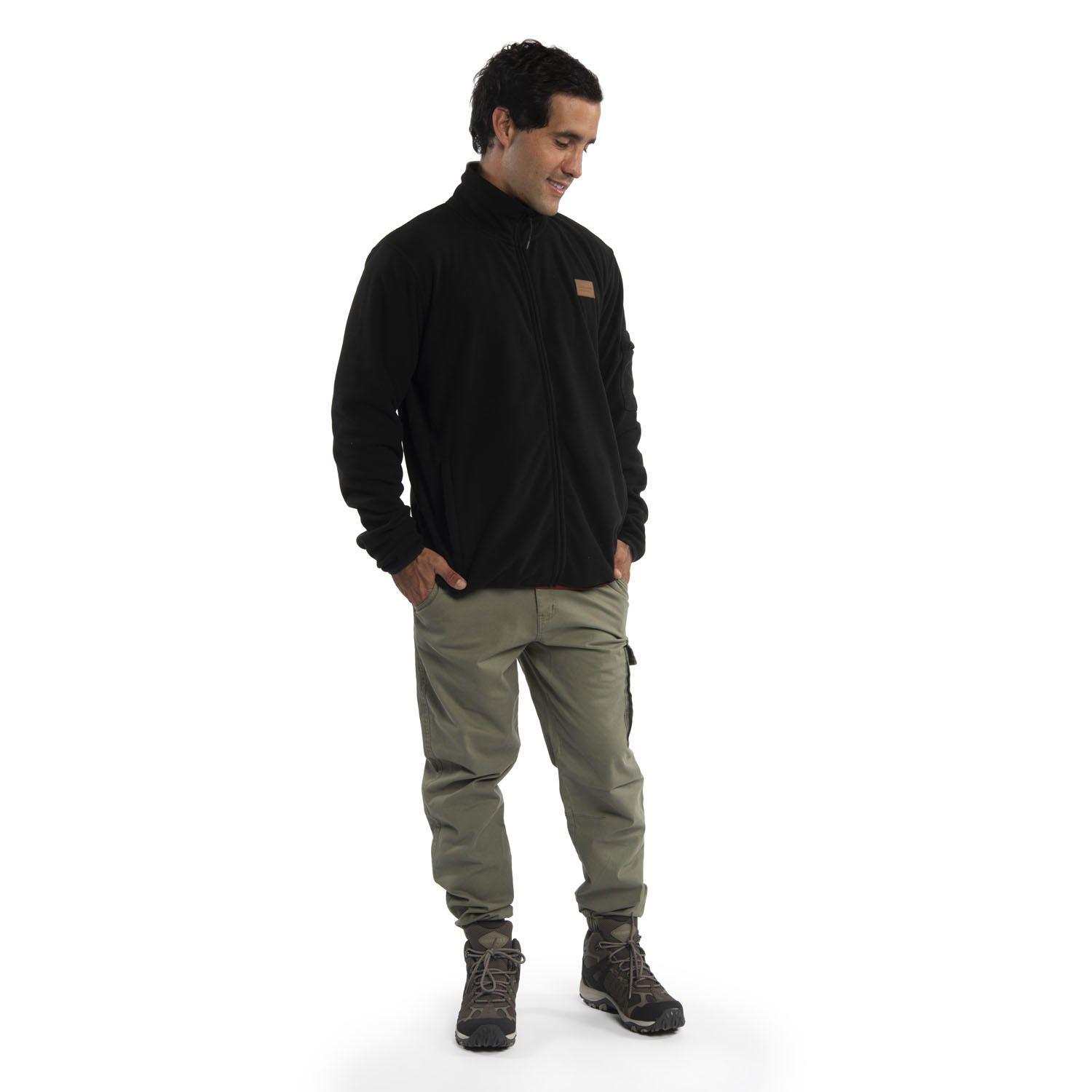 Polar Hombre Wooden Fleece Negro-6