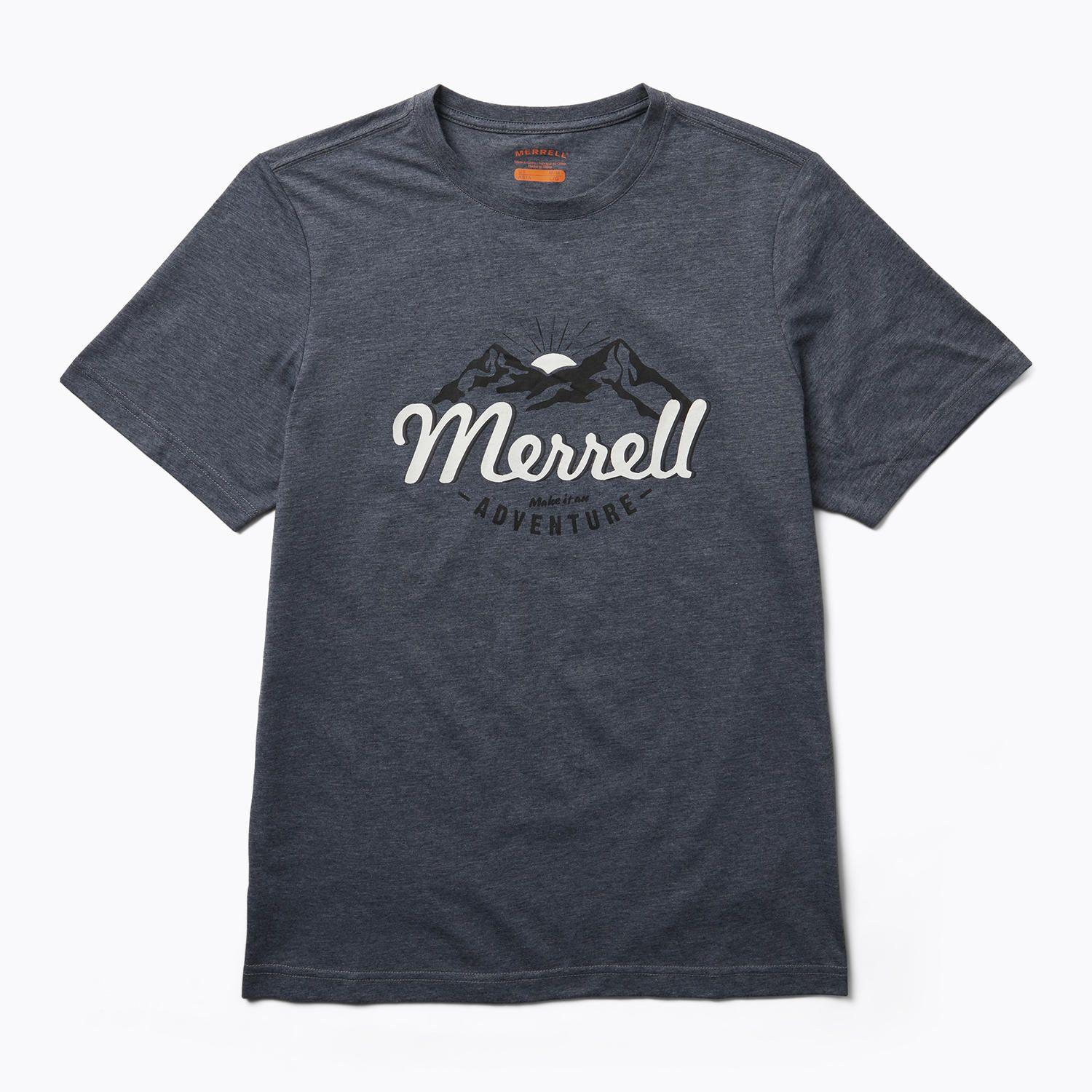 Polera M/C Hombre Merrell Mts Tee Azul-0