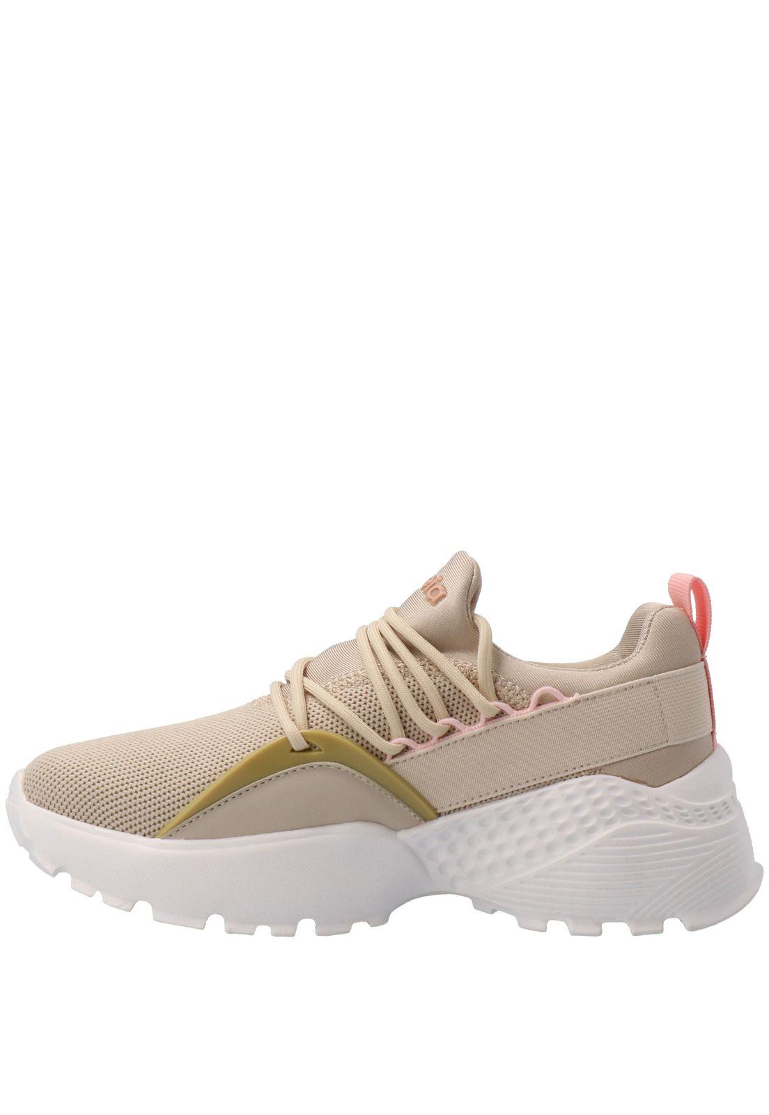 Zapatilla Mujer Leox Beige-4