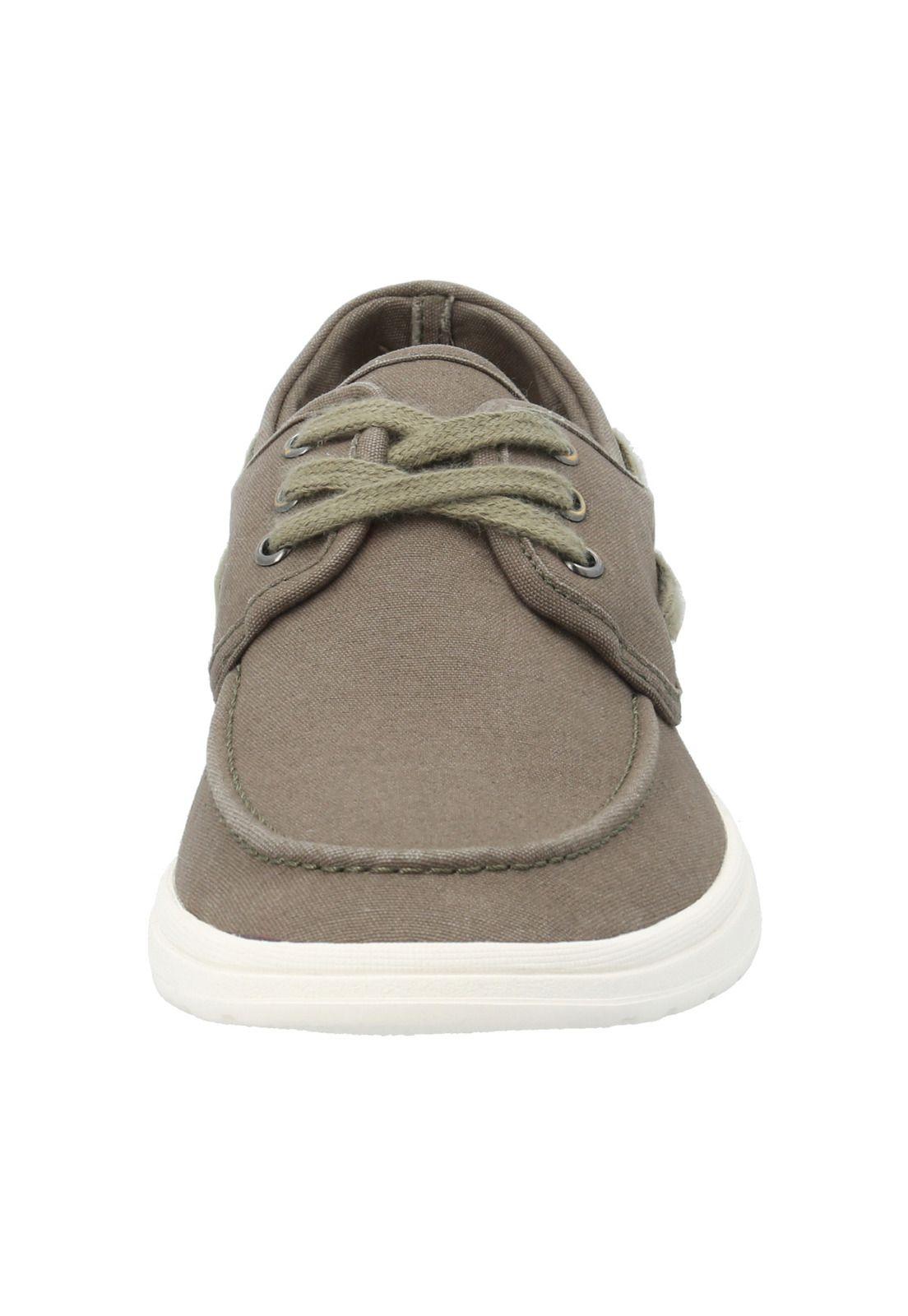 Zapatilla Algodón Hombre Norris Verde-3
