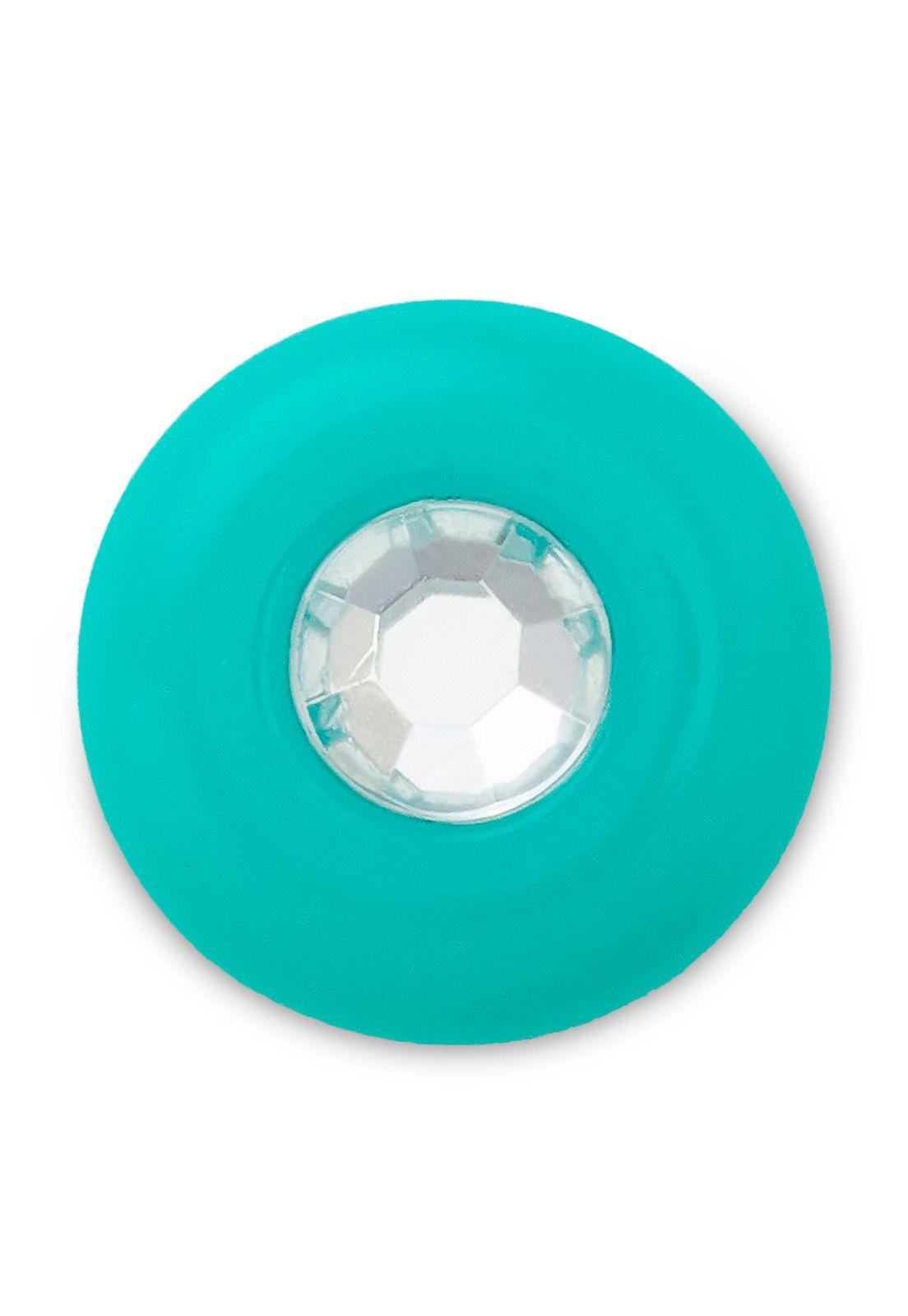 Jibbitz Crocs Gema Turquesa Acrílica Celeste-0