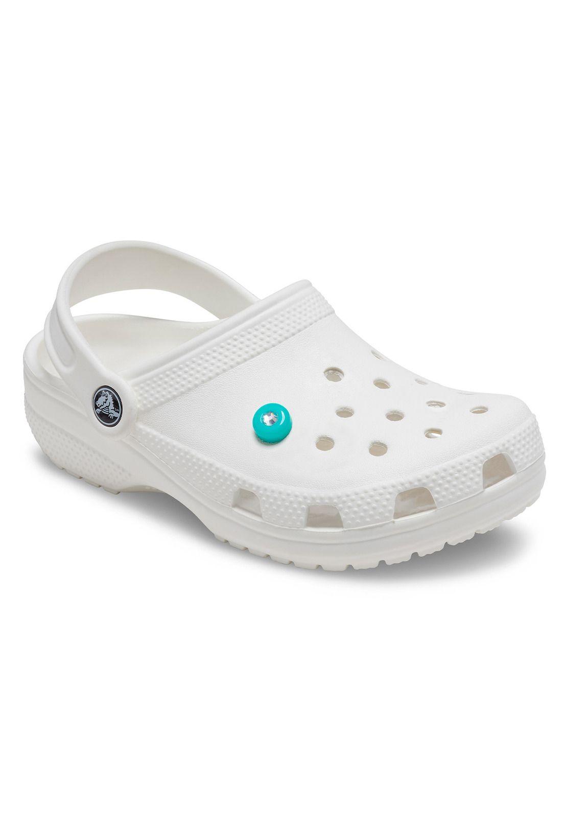 Jibbitz Crocs Gema Turquesa Acrílica Celeste-1