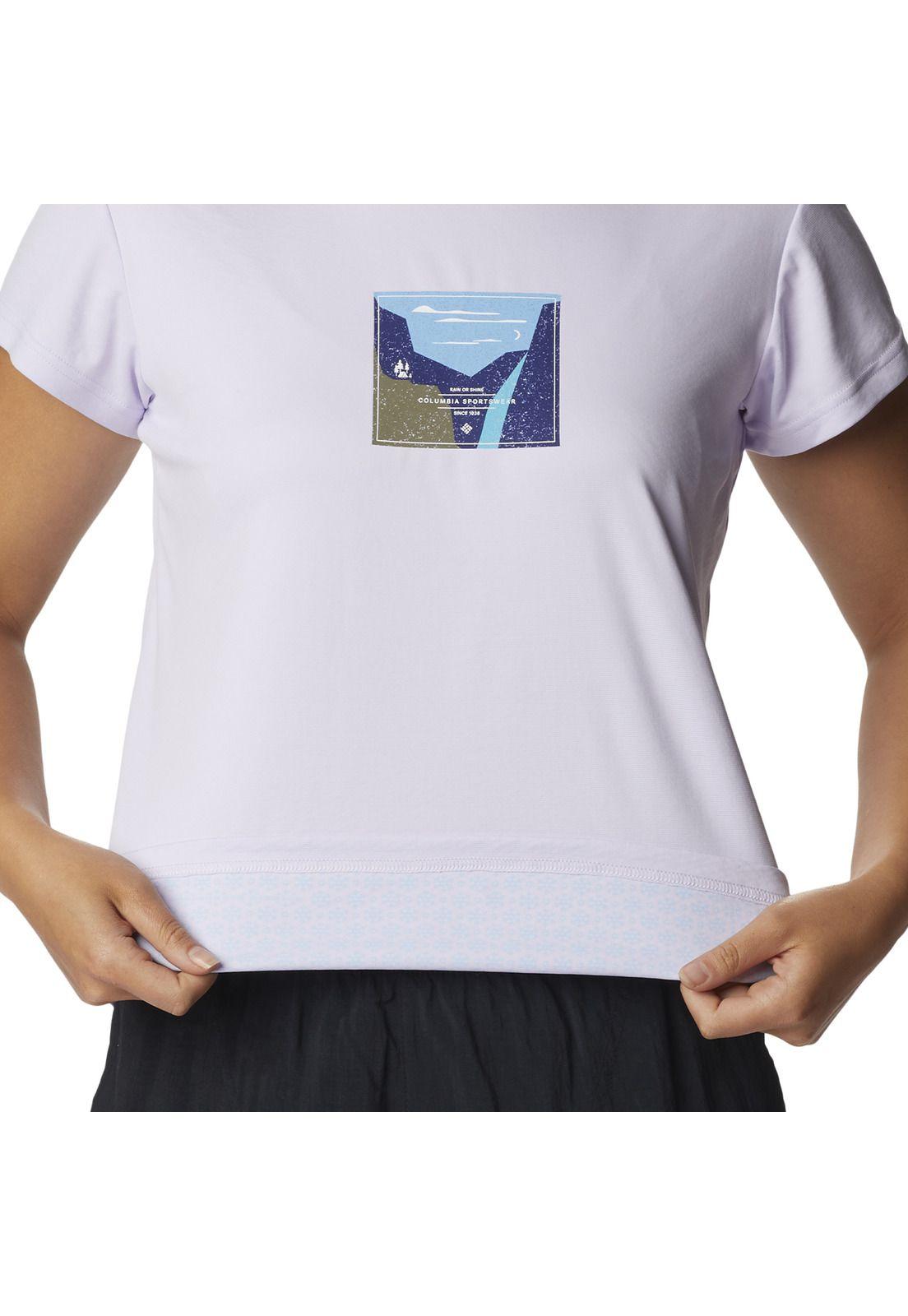 Polera M/C Zero Ice Cirro-Cool Lila Mujer-4