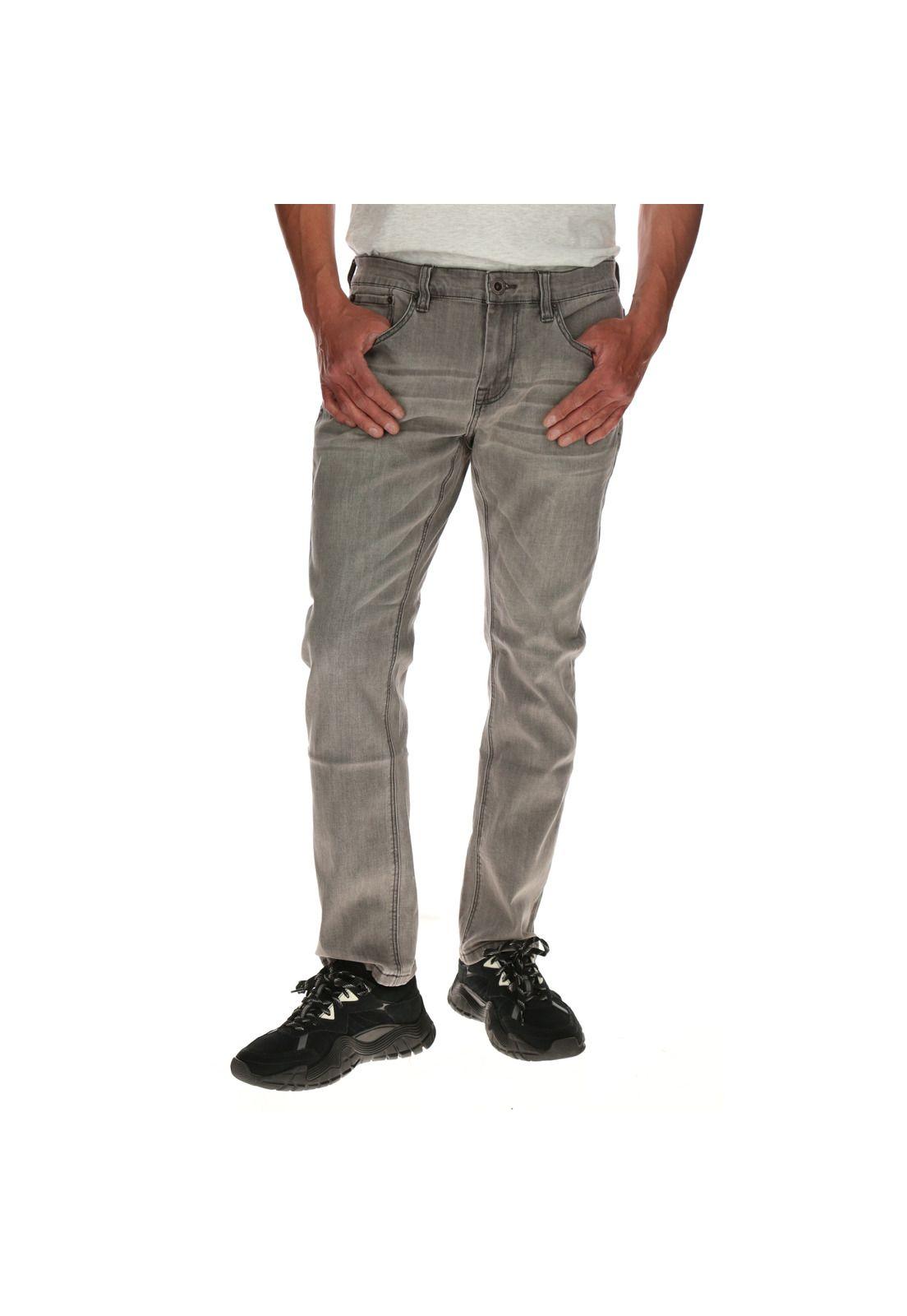 Jeans Hombre Ninety Eight Slim Gris-0