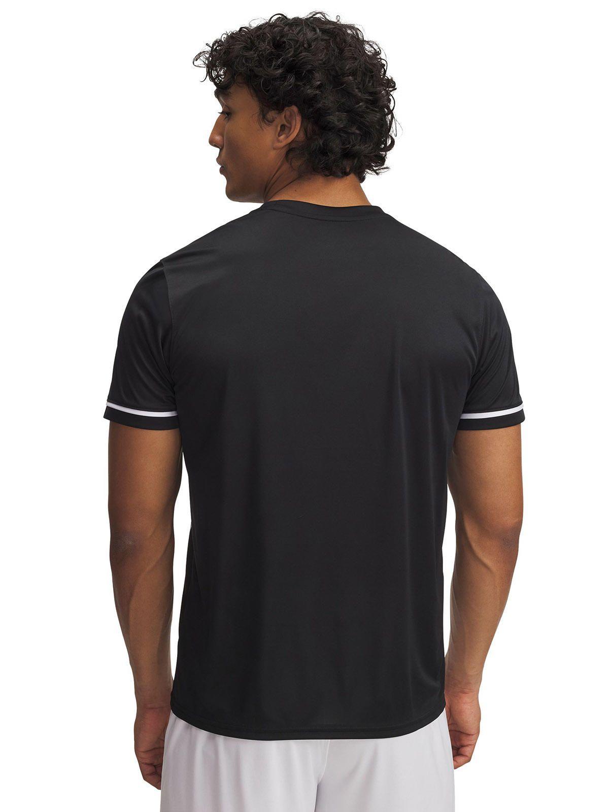 Polera Manga Corta Ua Challenger Team Stripe Jersey Neg-1