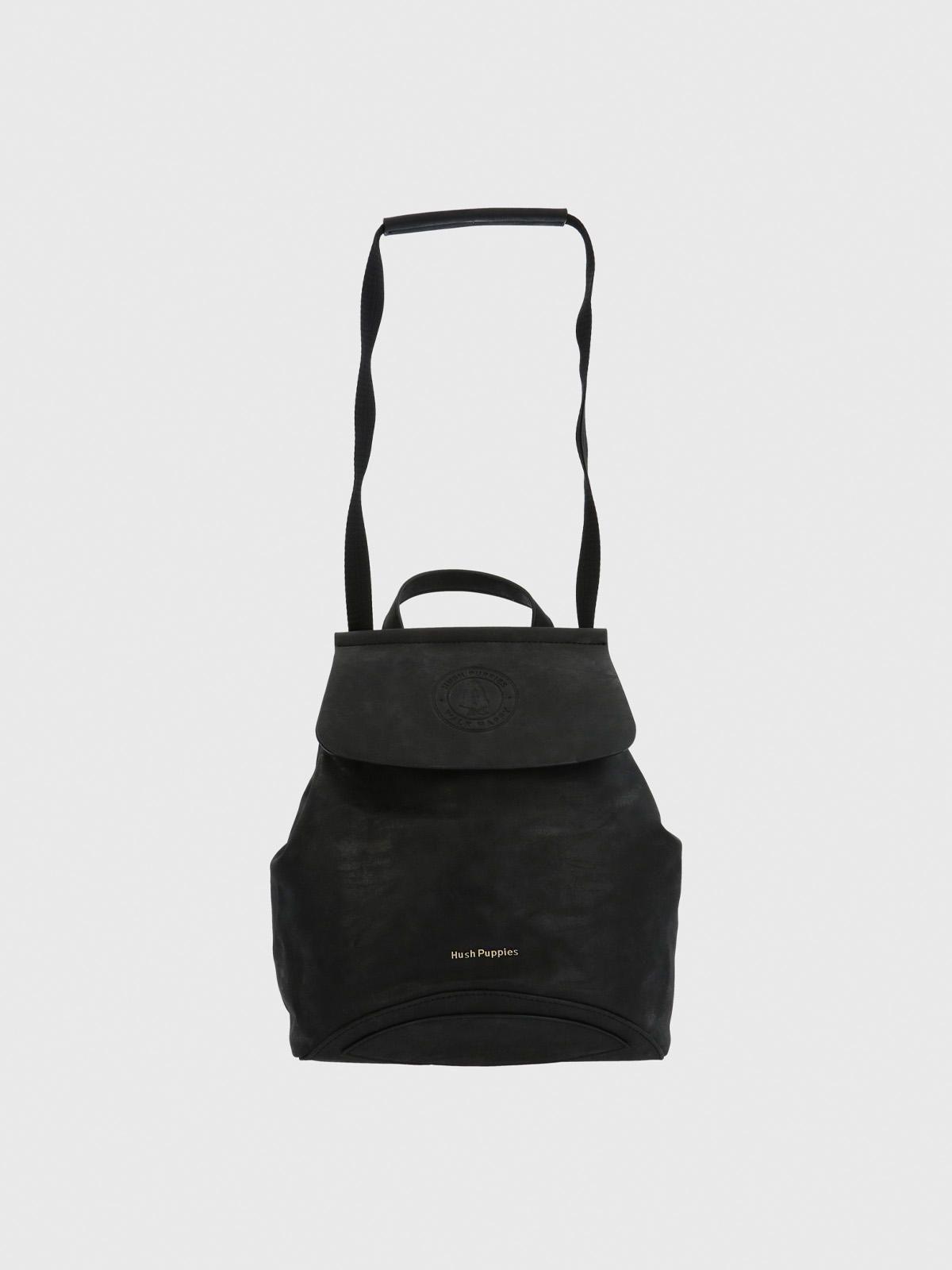 Cartera Mochila Ecocuero Mujer Day  Negro-3