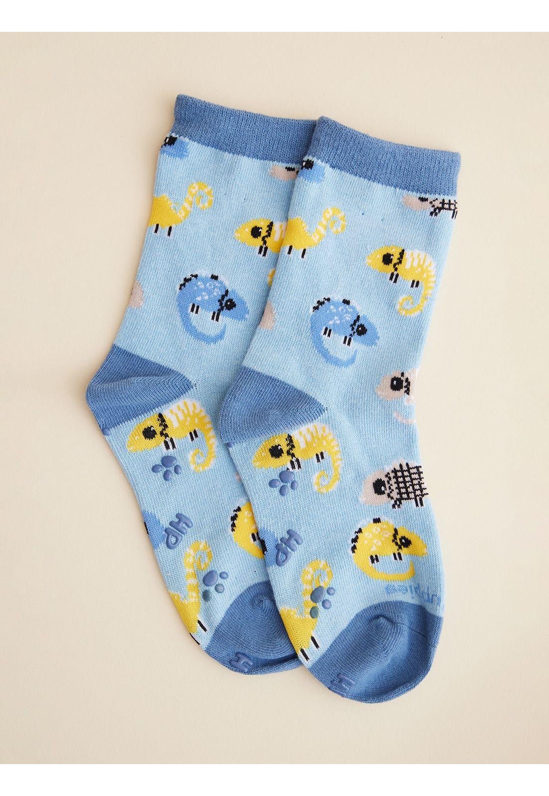 Calcetin Denim Camaleon Niño-0