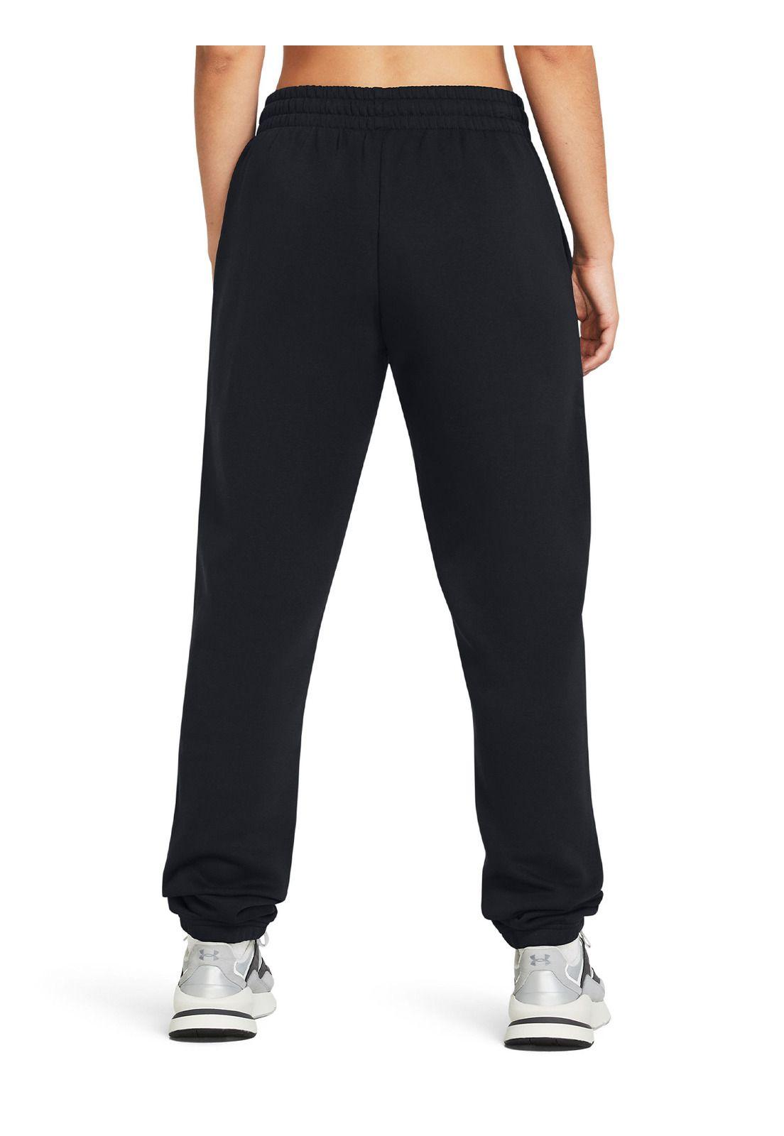 Pantalones polar UA Essential mujer Negro-4
