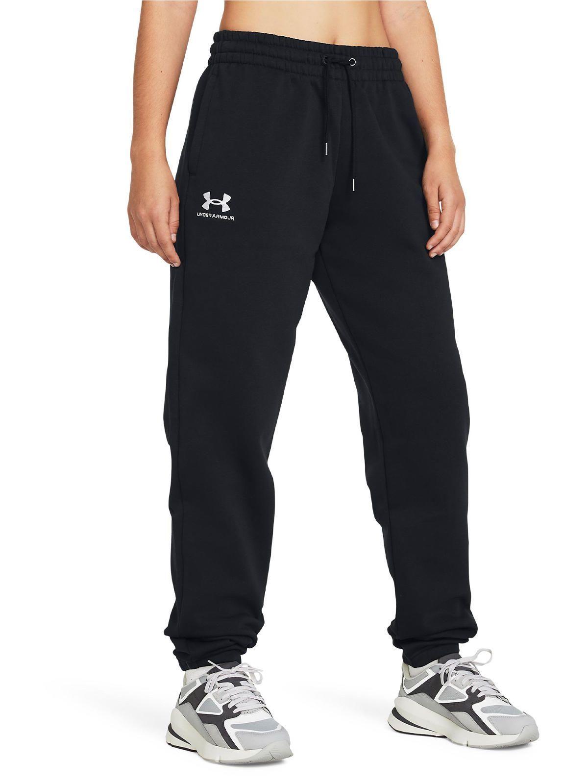 Pantalones polar UA Essential mujer Negro-3