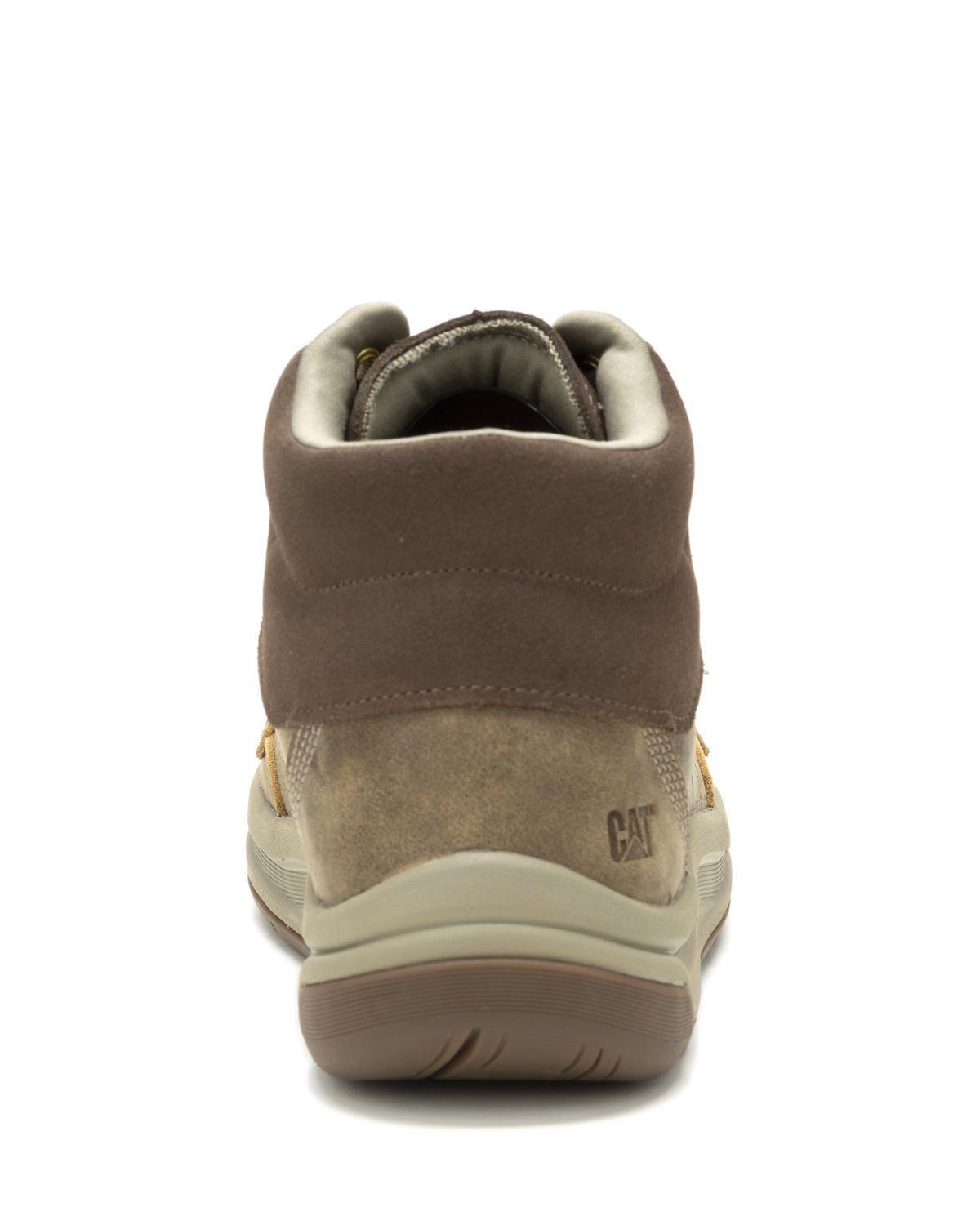 Zapatilla cuero con caña Apa Cush Mid Café Hombre-4