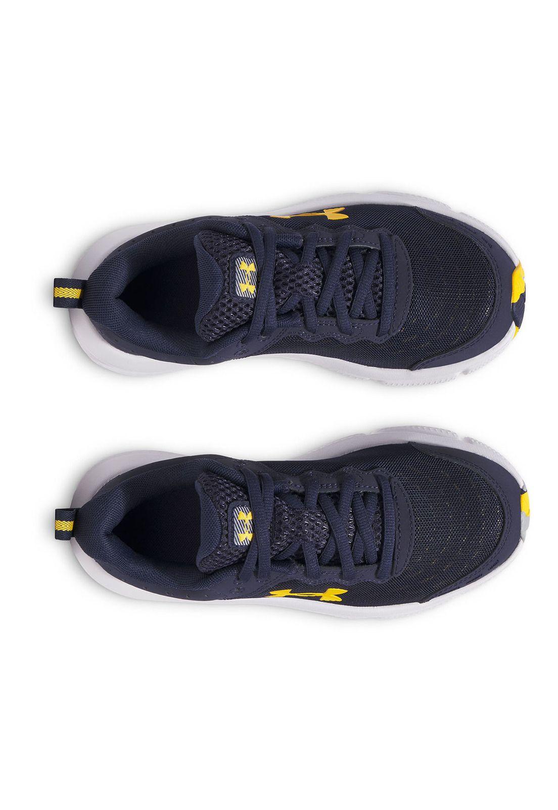 Zapatillas run Assert 10 para niños azul-4