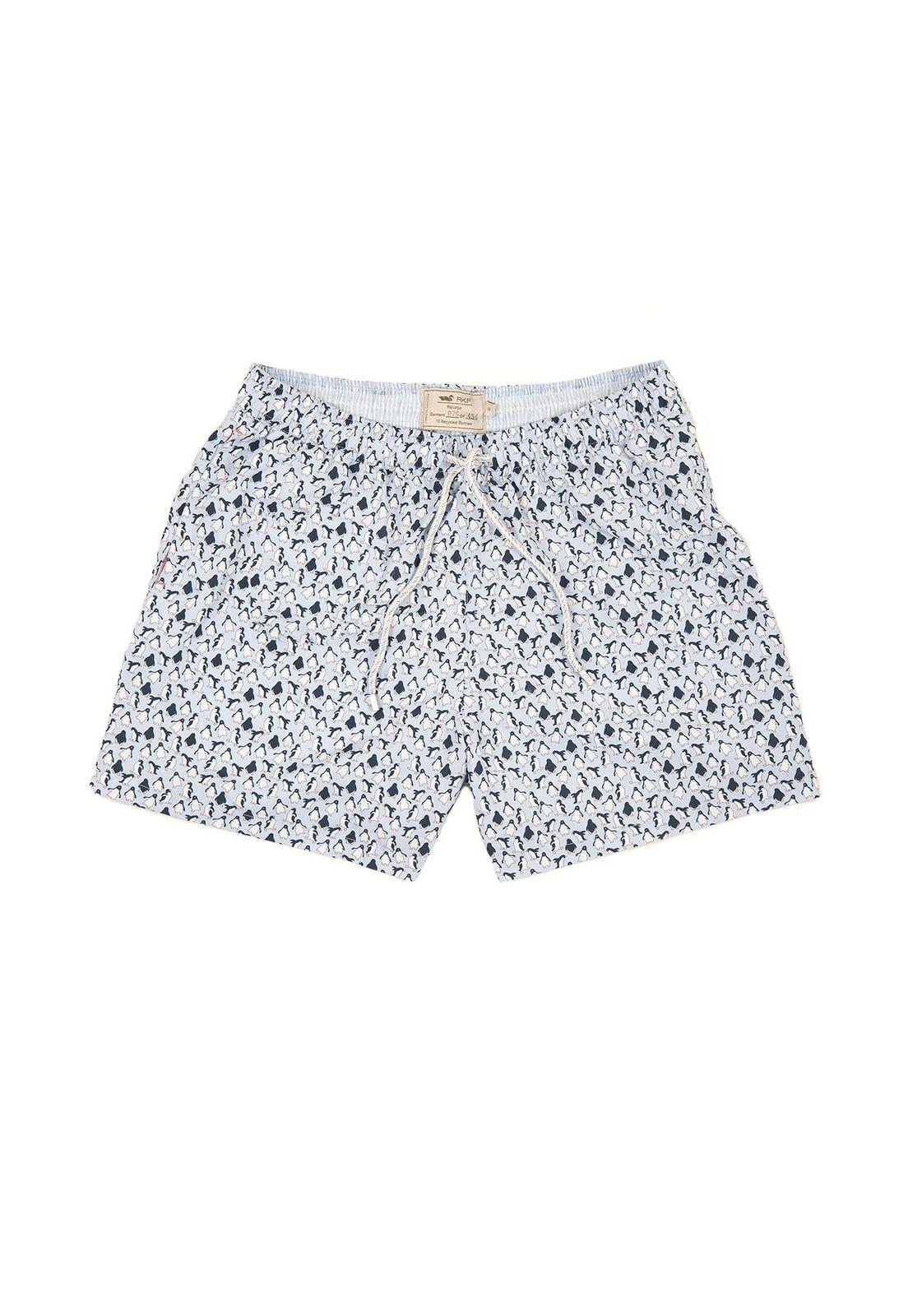 Traje de Baño Hombre Izam Celeste-0