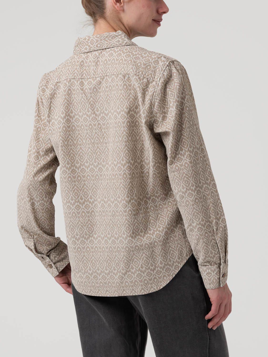 Blusa Algodón Mujer Genario Beige-5