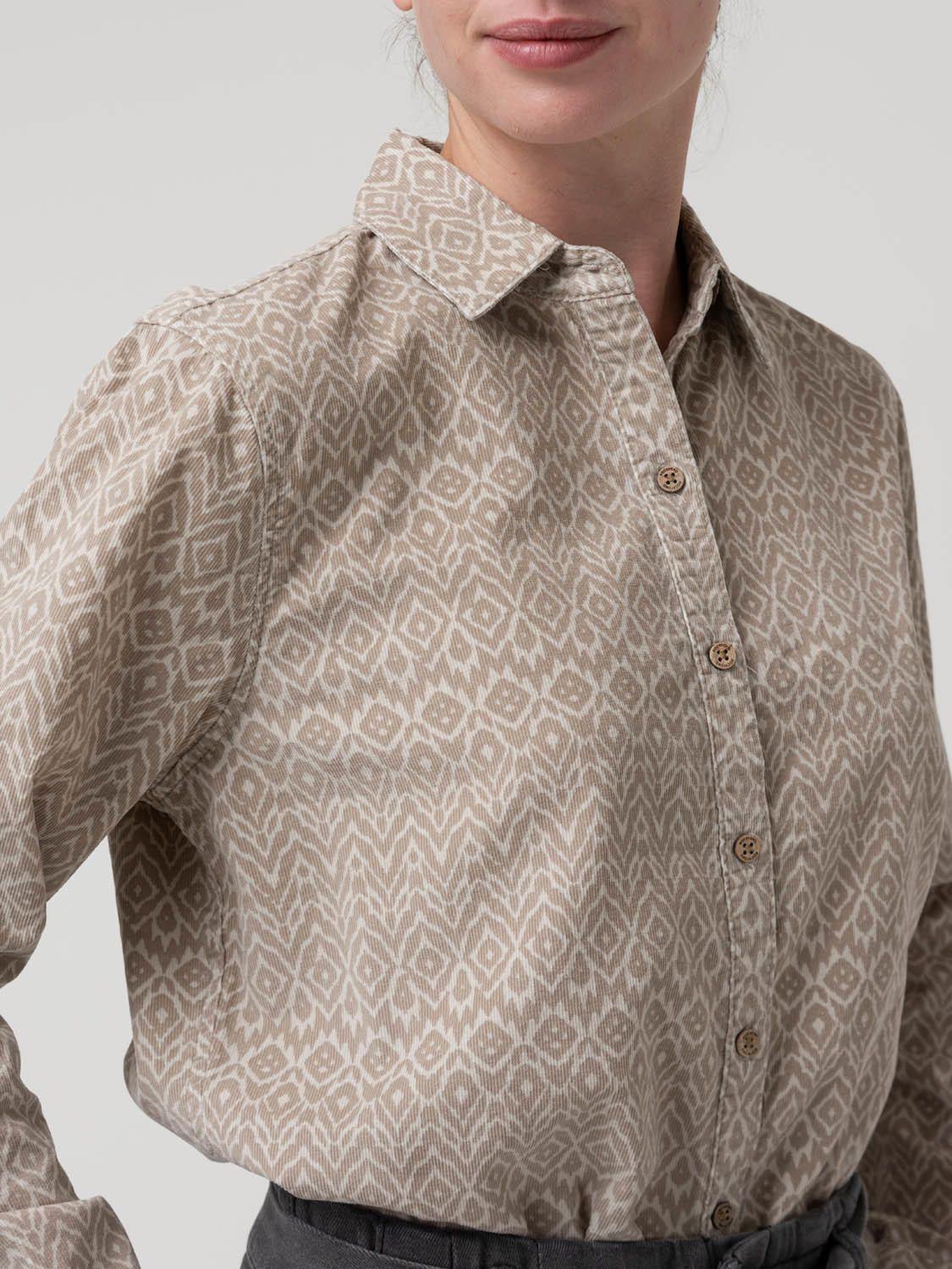 Blusa Algodón Mujer Genario Beige-6