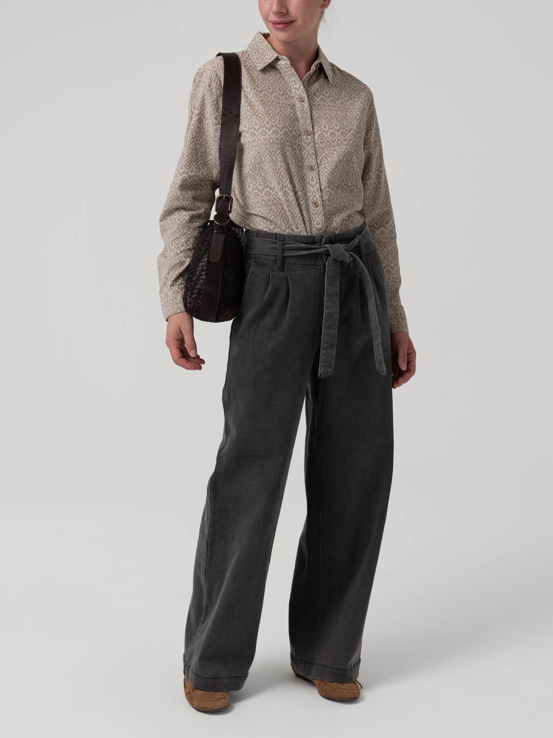 Blusa Algodón Mujer Genario Beige-7