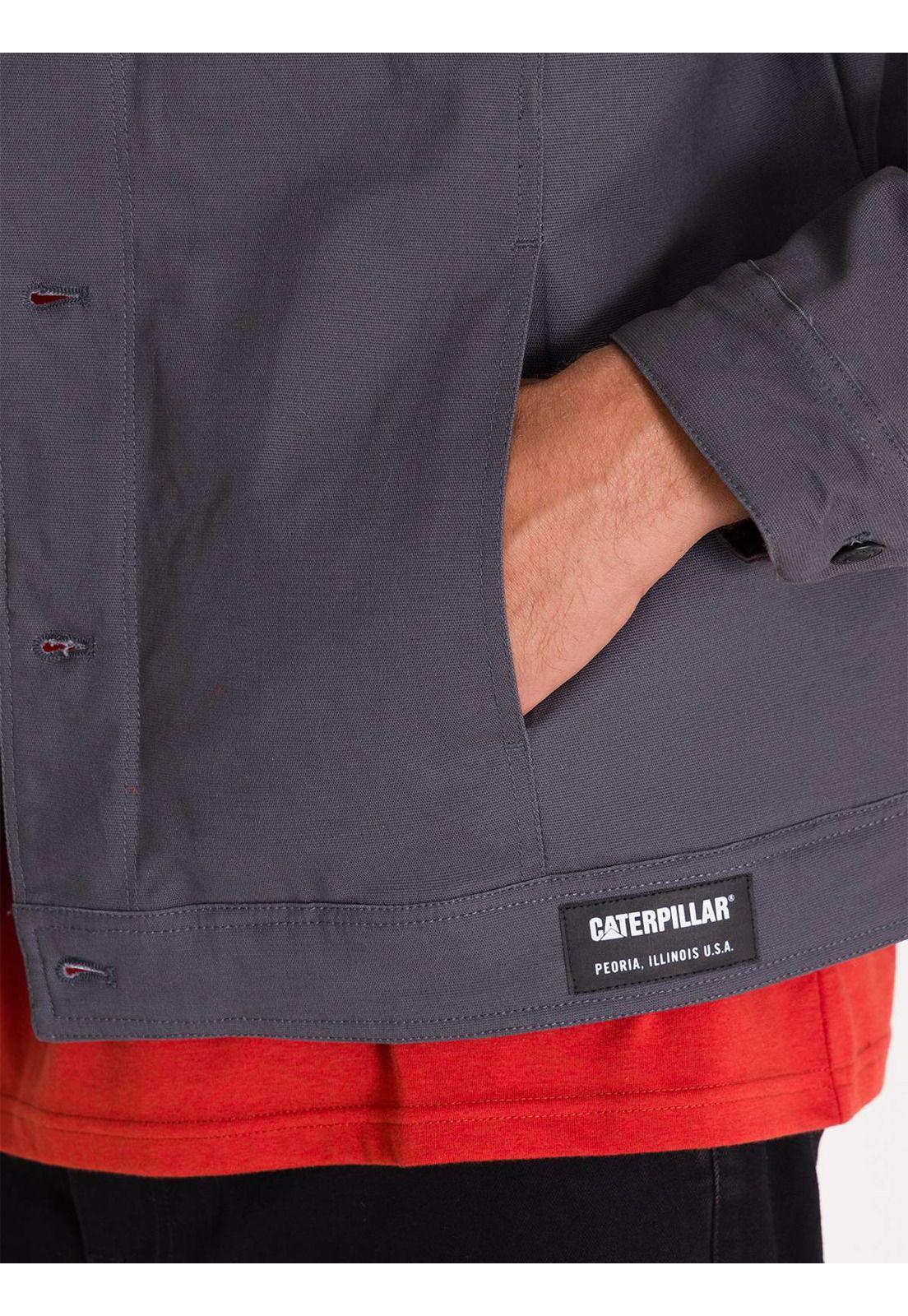 Chaqueta Trucker Hombre Gris-6