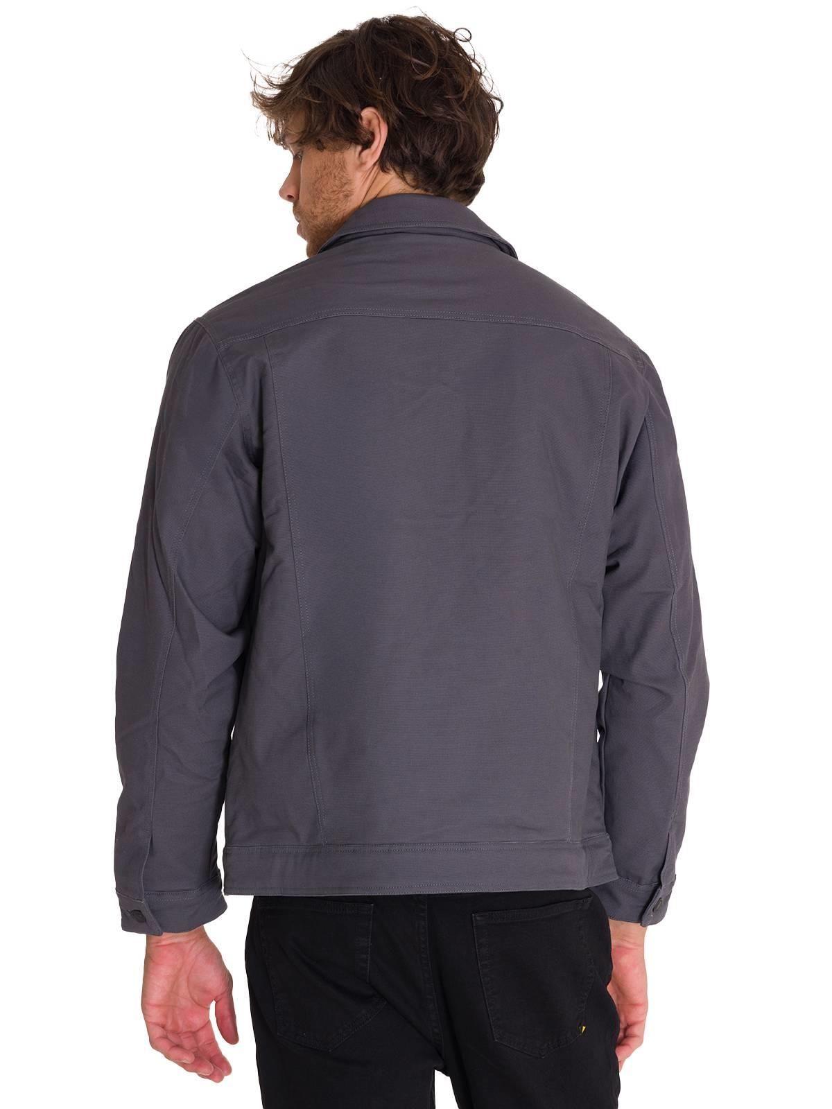Chaqueta Trucker Hombre Gris-3
