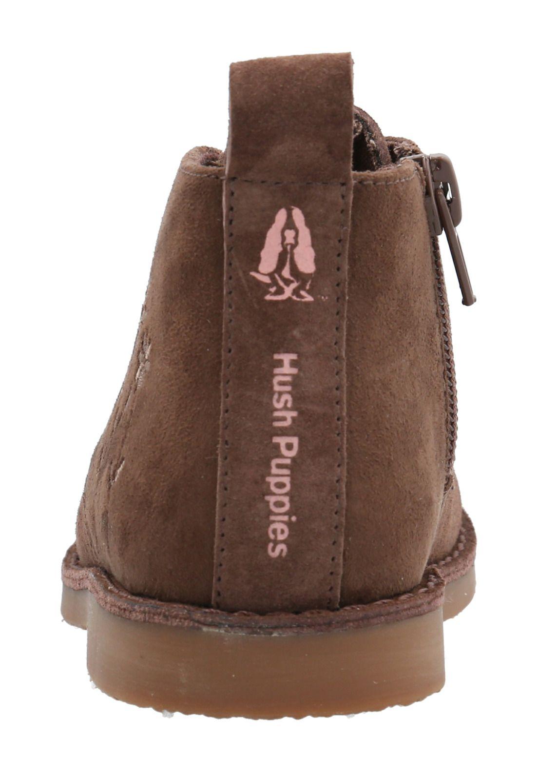 Botin Cuero Mandy Niña Café-6