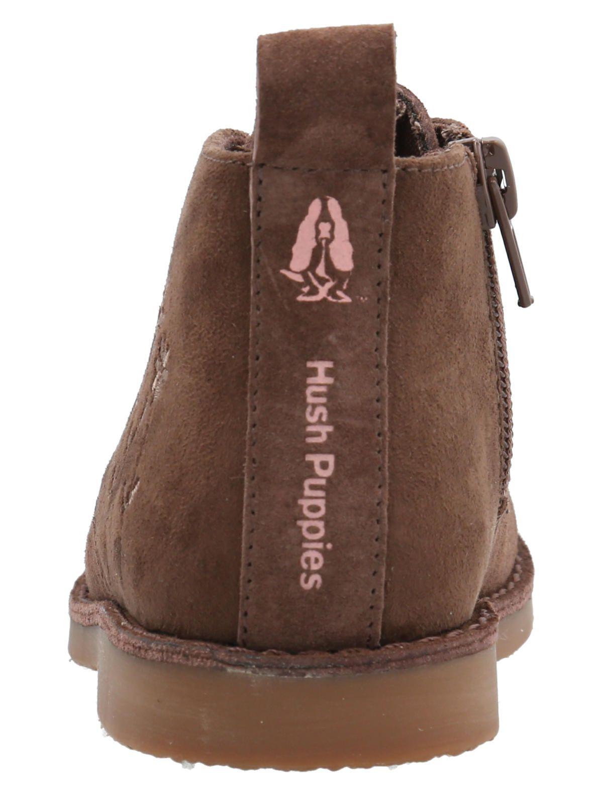 Botin Cuero Mandy Niña Café-6