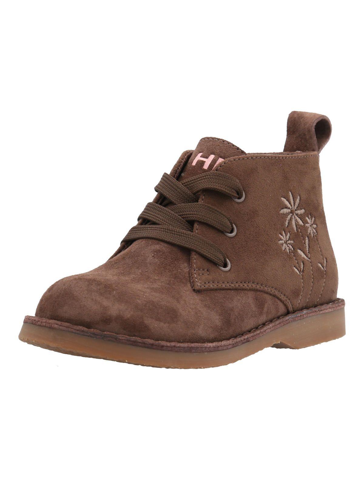Botin Cuero Mandy Niña Café-5